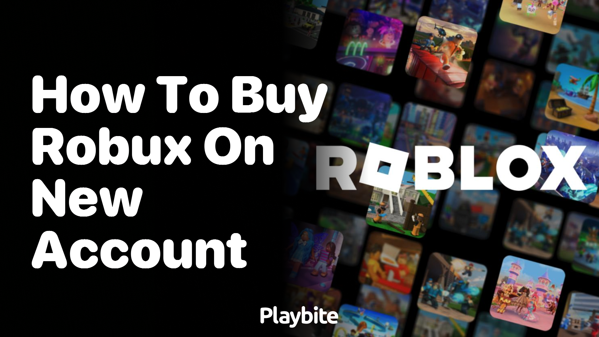 How to Buy Robux on a New Account