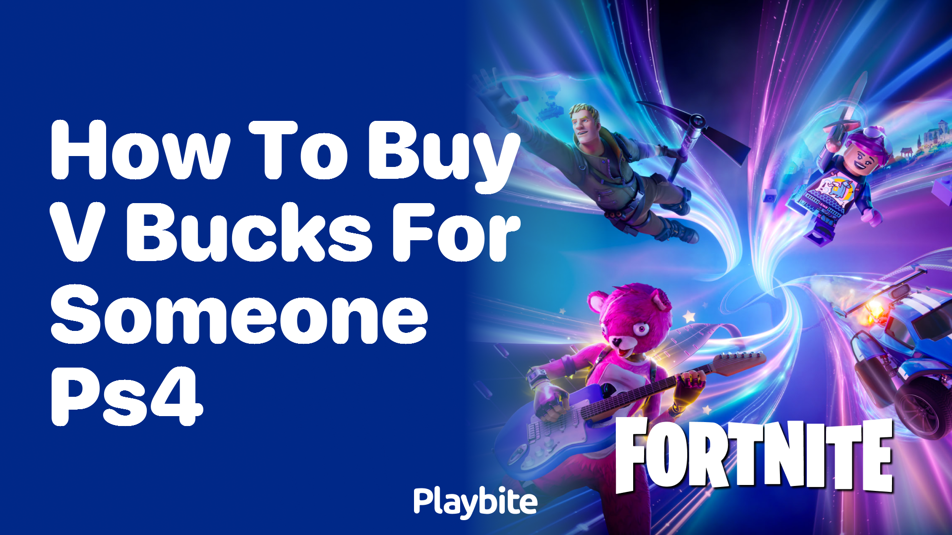 How to Buy V-Bucks for Someone on PS4