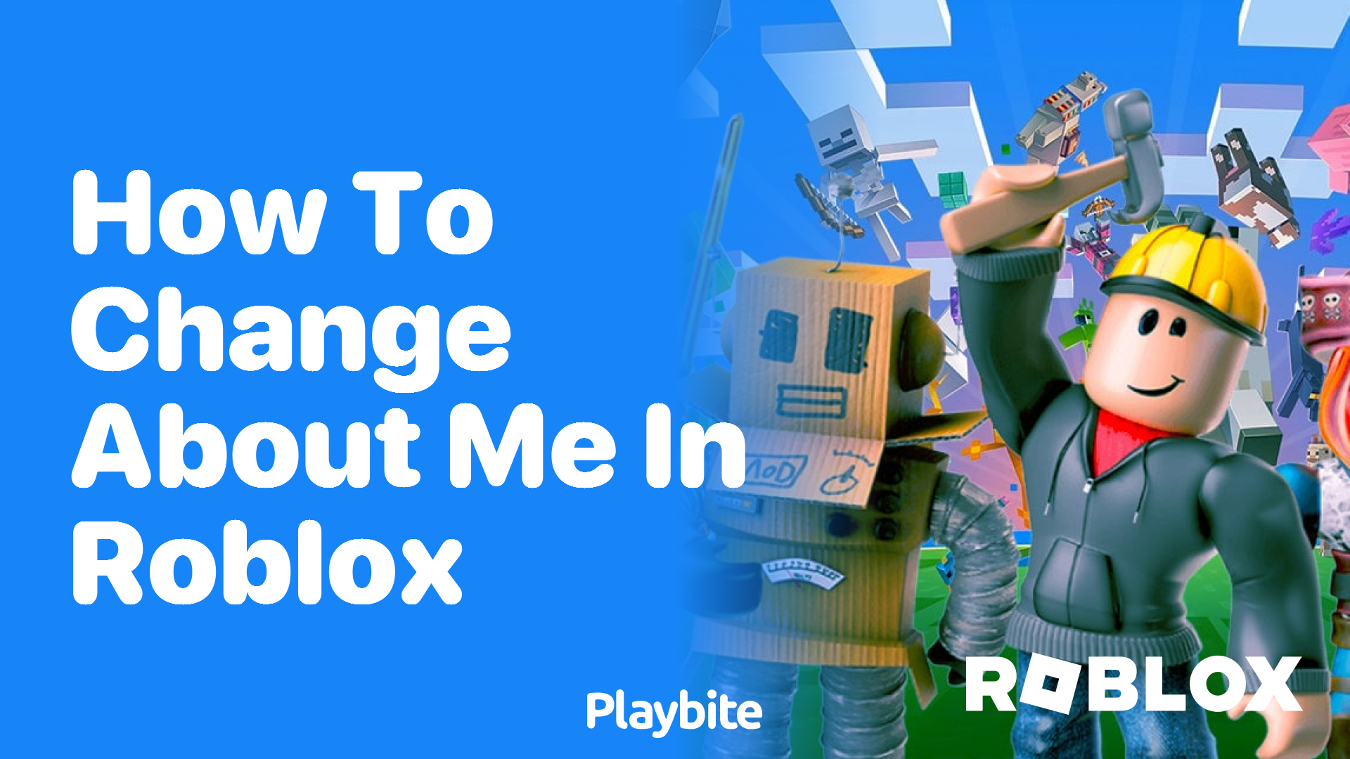 How to Change About Me in Roblox