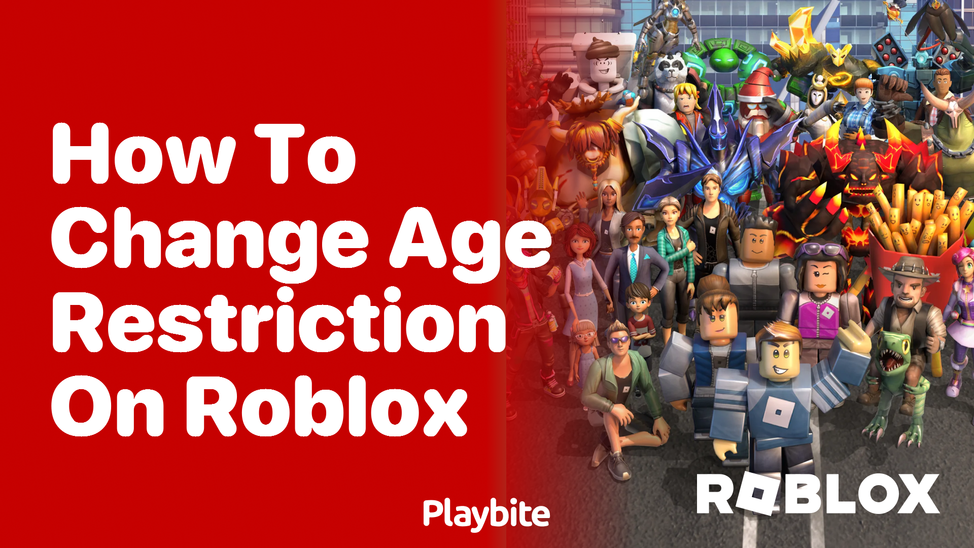How to change age restriction on Roblox