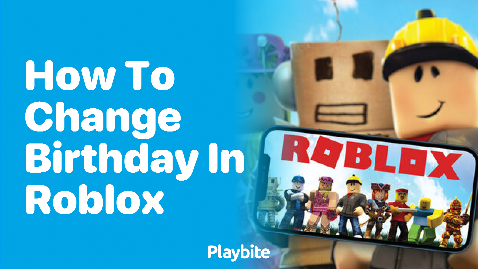 How to Change Your Birthday in Roblox Playbite
