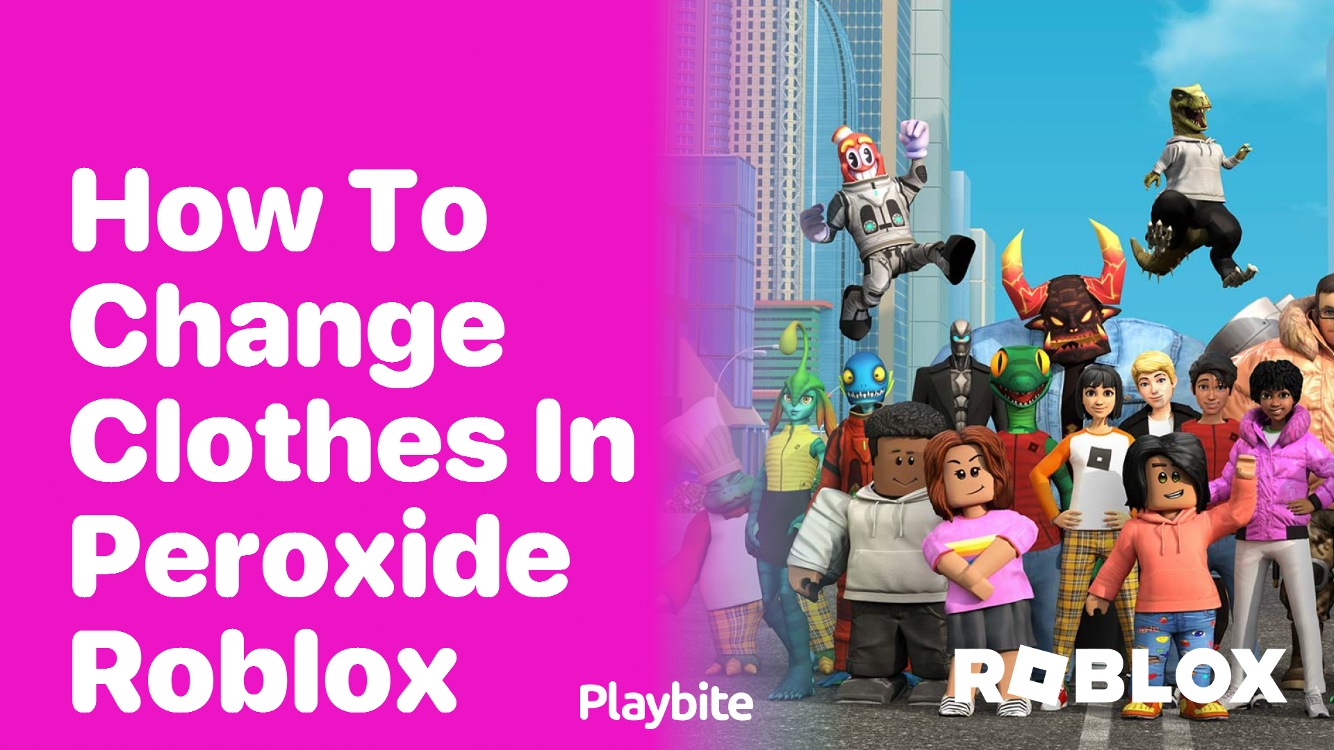 How to Change Clothes in Peroxide Roblox