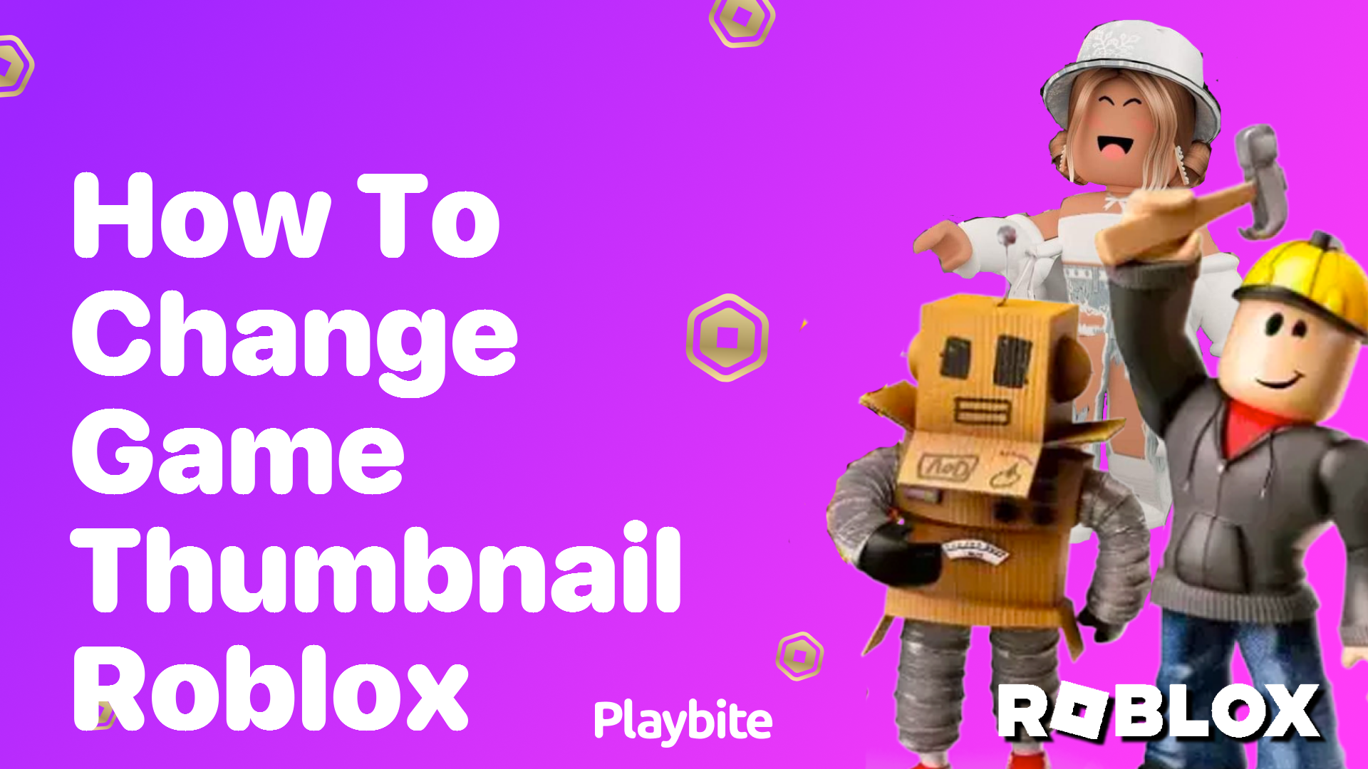 How to Change Your Game Thumbnail on Roblox