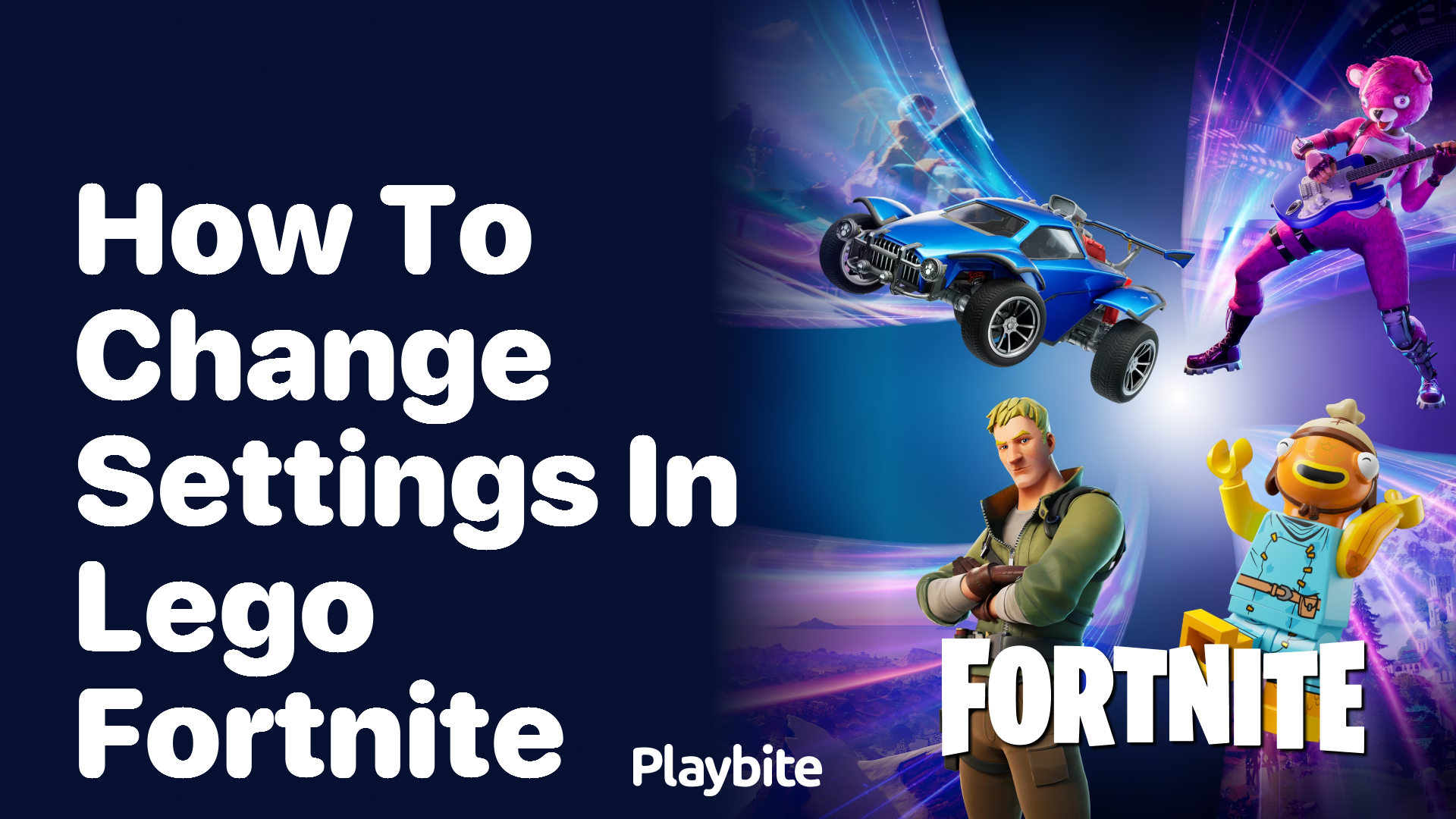 How to Change Settings in LEGO Fortnite
