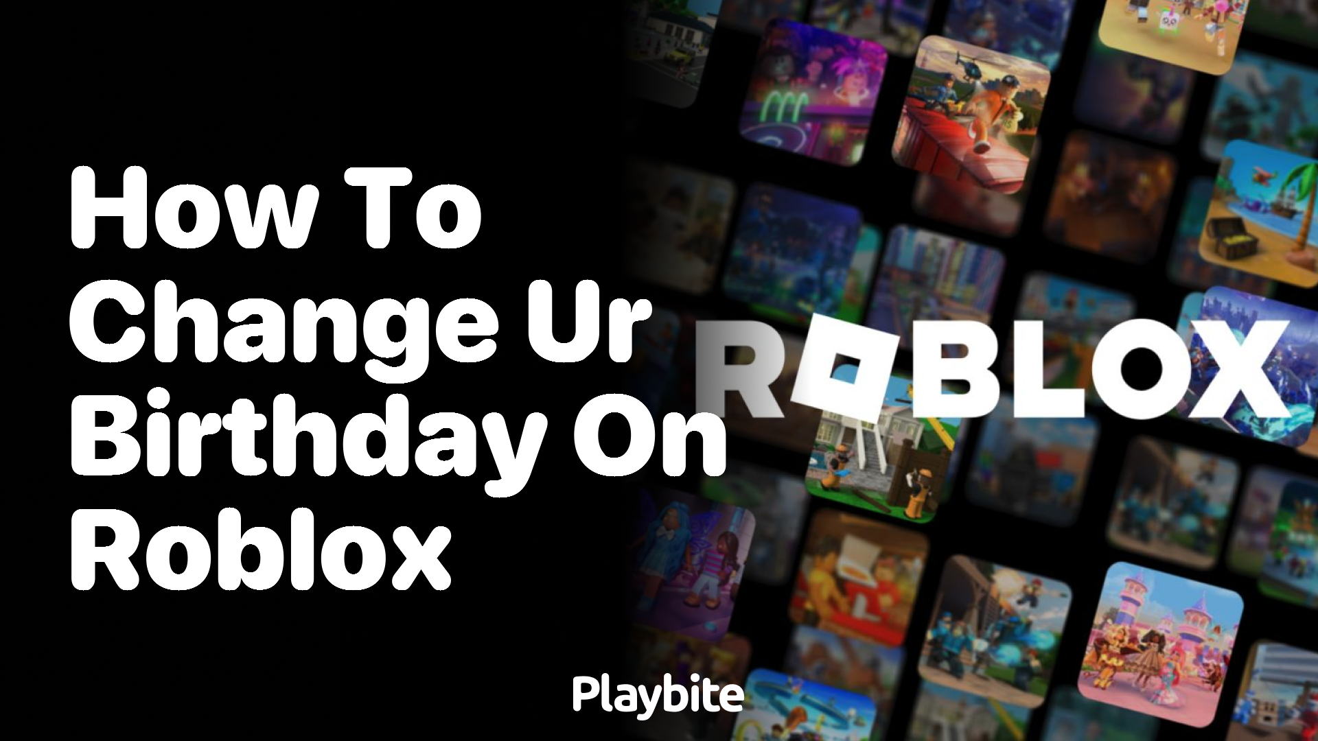 How to Change Your Birthday on Roblox