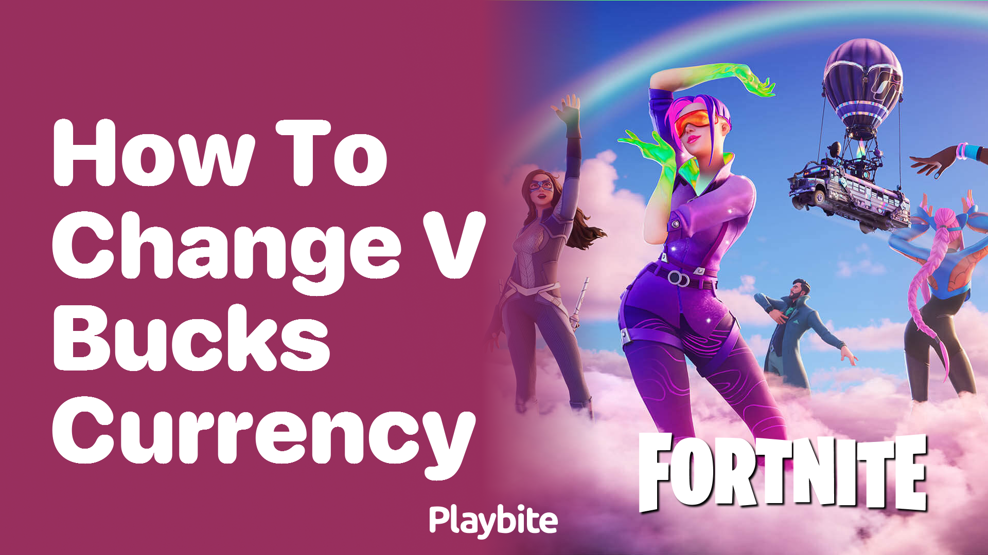 How to Change V-Bucks Currency in Fortnite