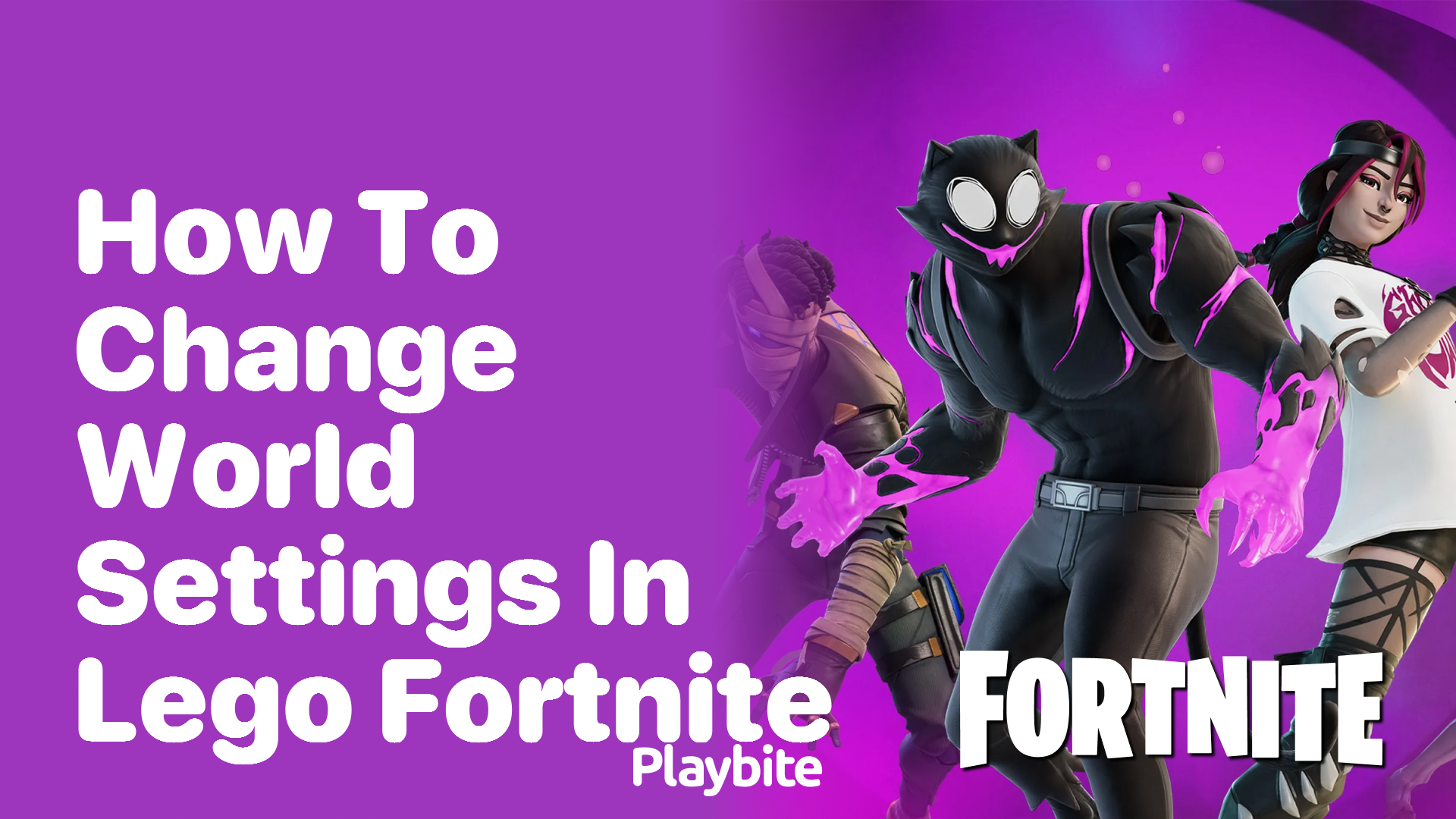 How to Change World Settings in LEGO Fortnite