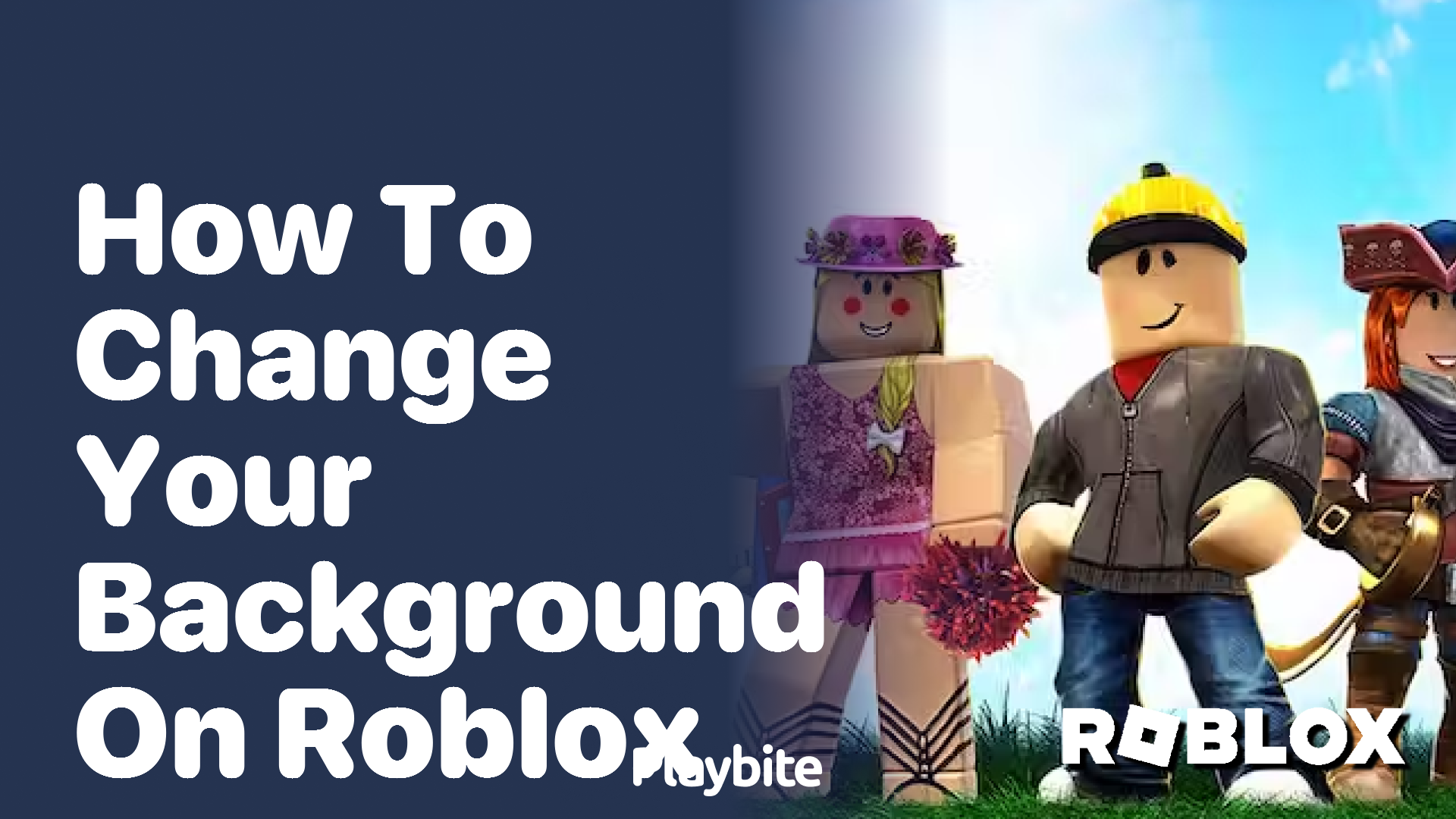 How to Change Your Background on Roblox
