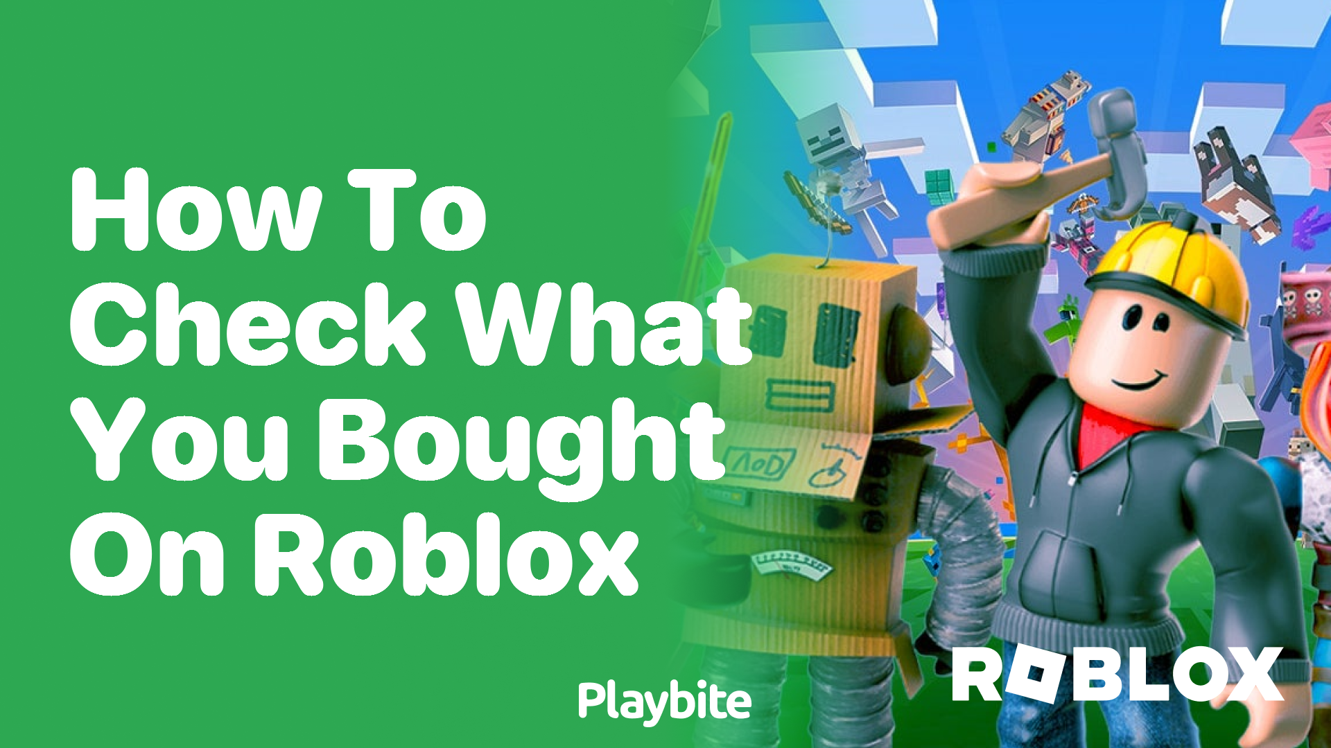 How to Check What You Bought on Roblox