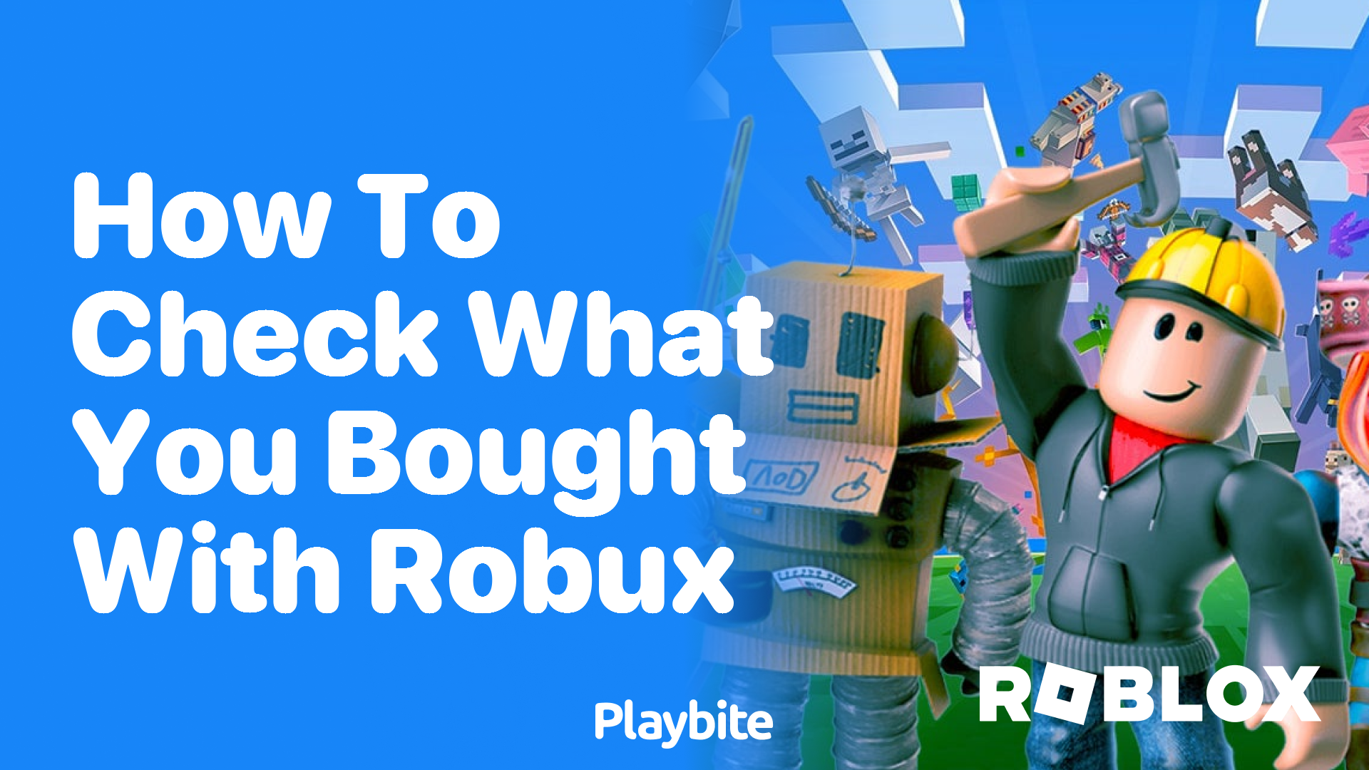 How to Check What You Bought with Robux