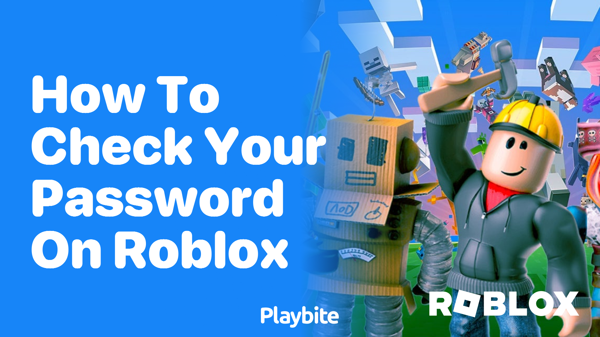 How to Check Your Password on Roblox