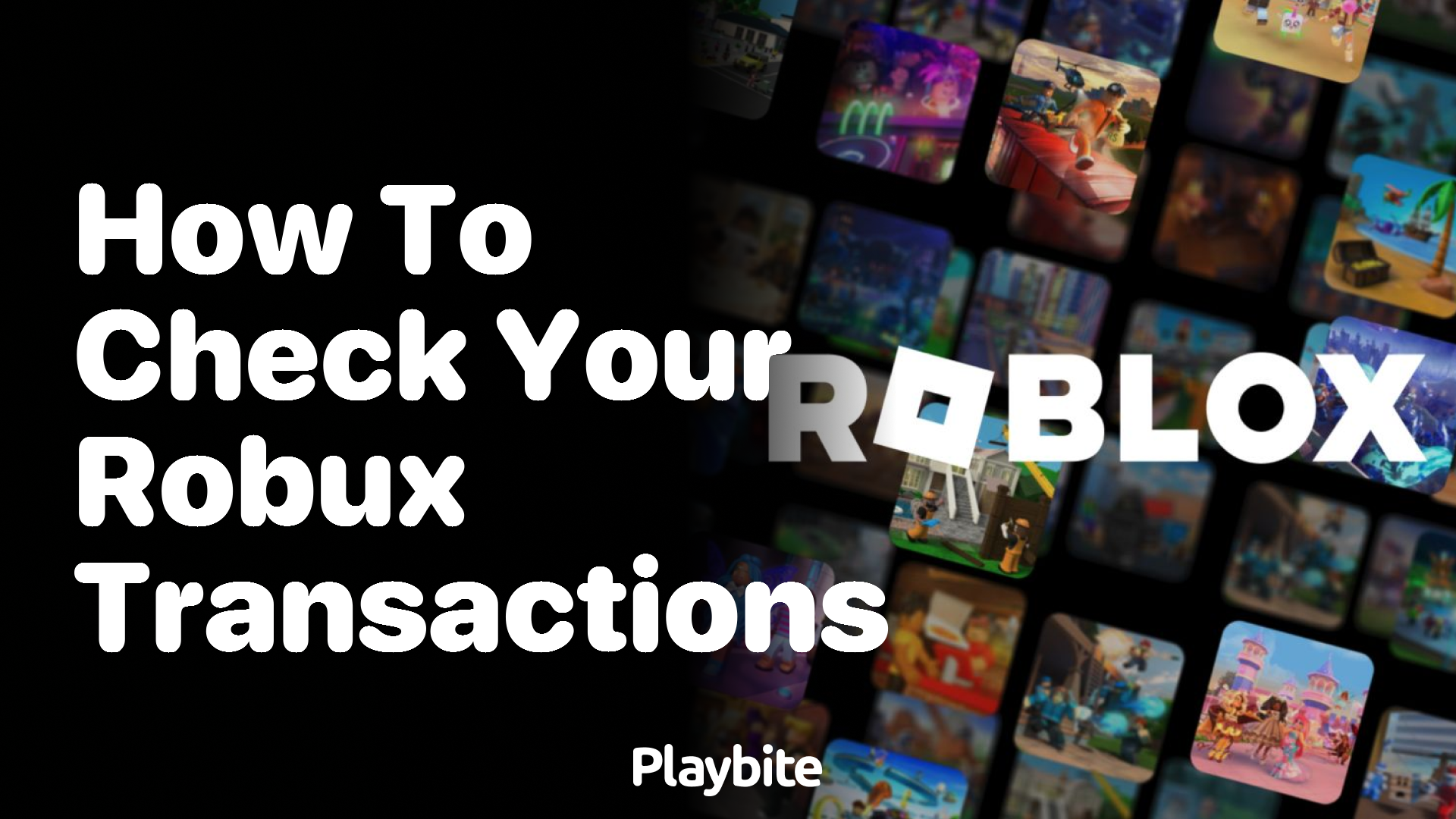 How to Check Your Robux Transactions