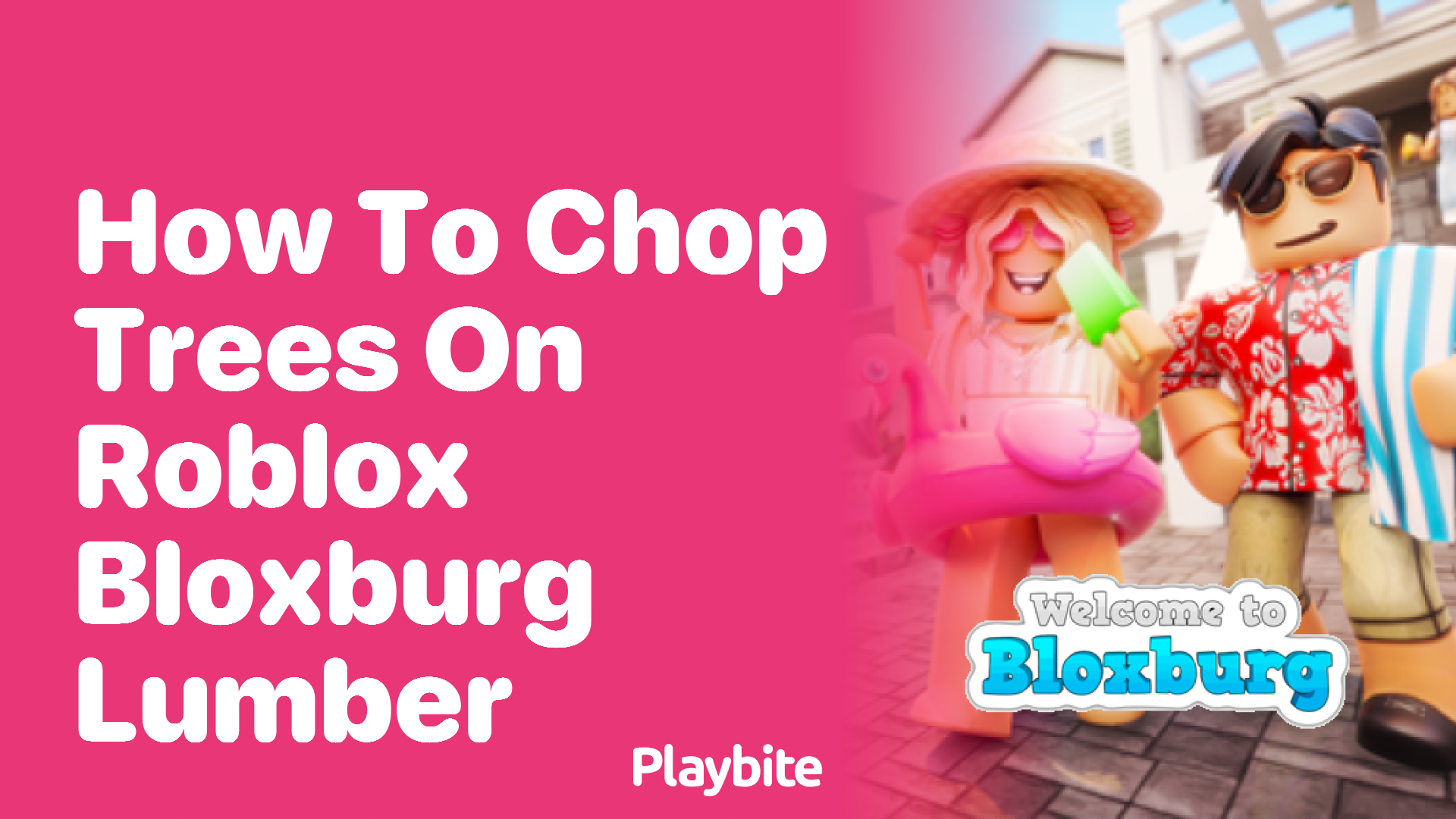 How to Chop Trees on Roblox Bloxburg Lumber
