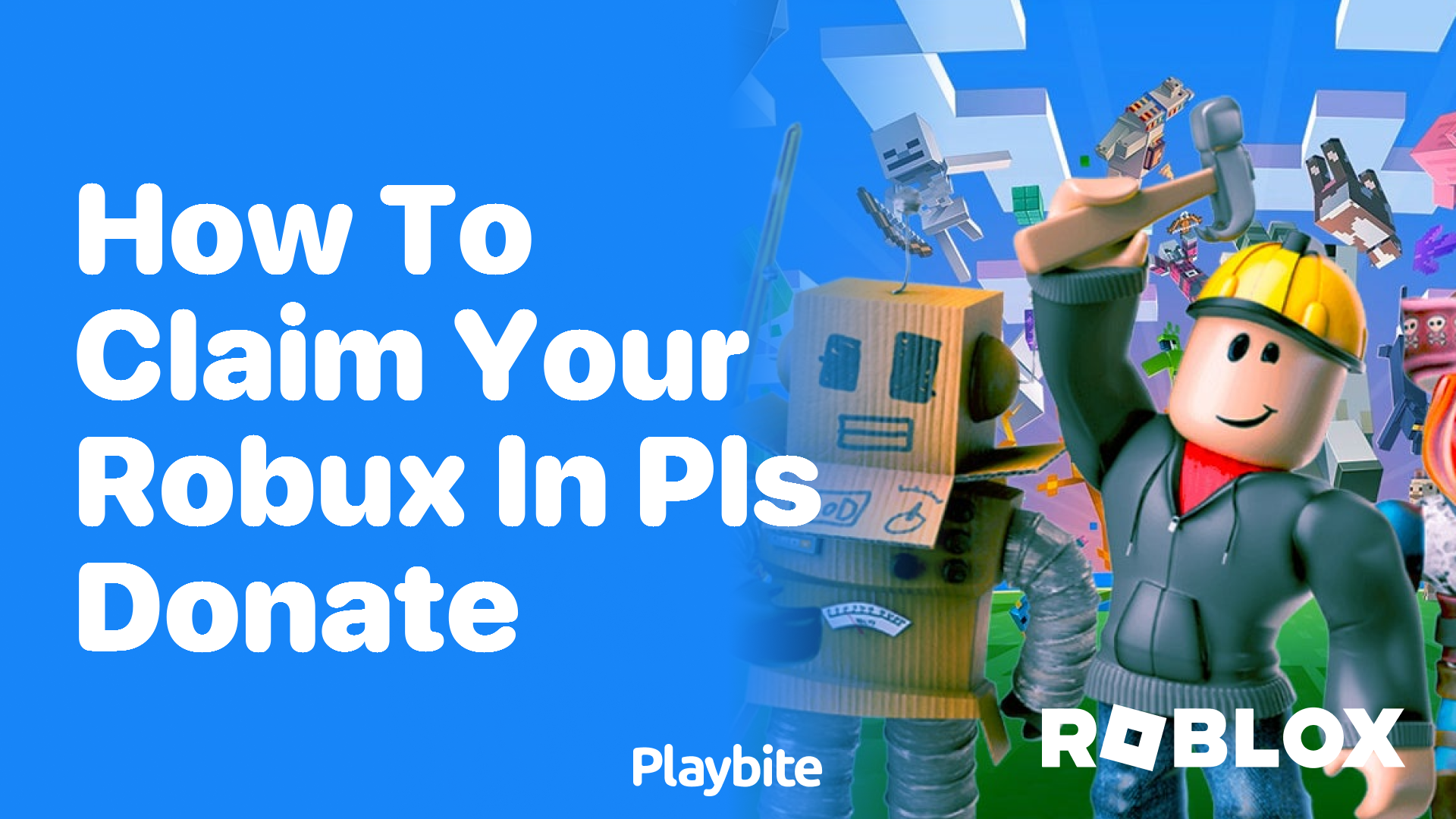 How to Claim Your Robux in Pls Donate