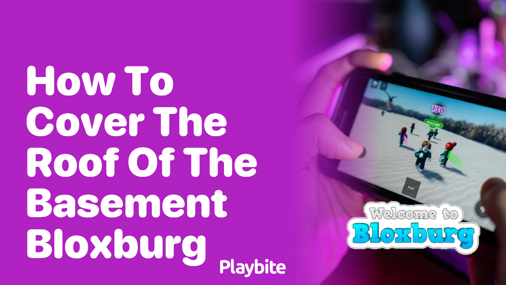 How to Cover the Roof of the Basement in Bloxburg