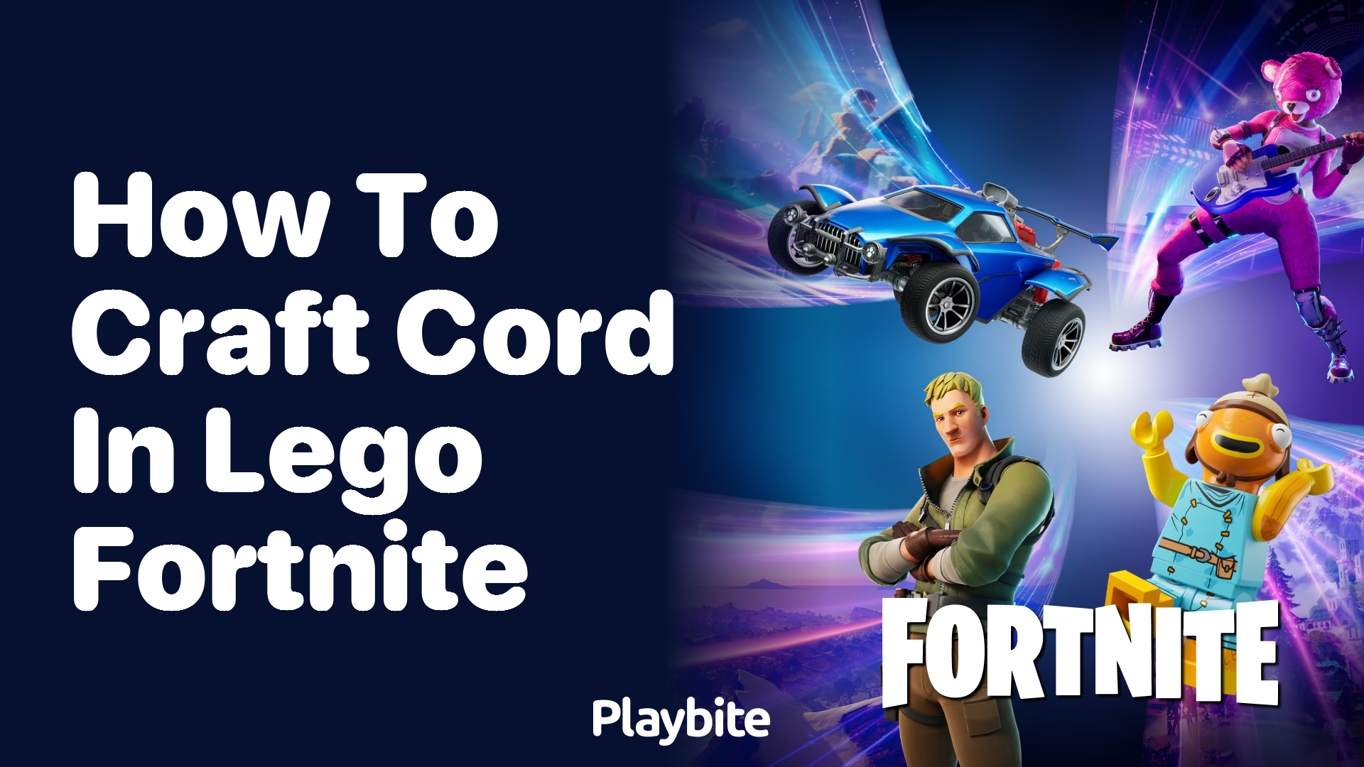 How to Craft Cord in LEGO Fortnite