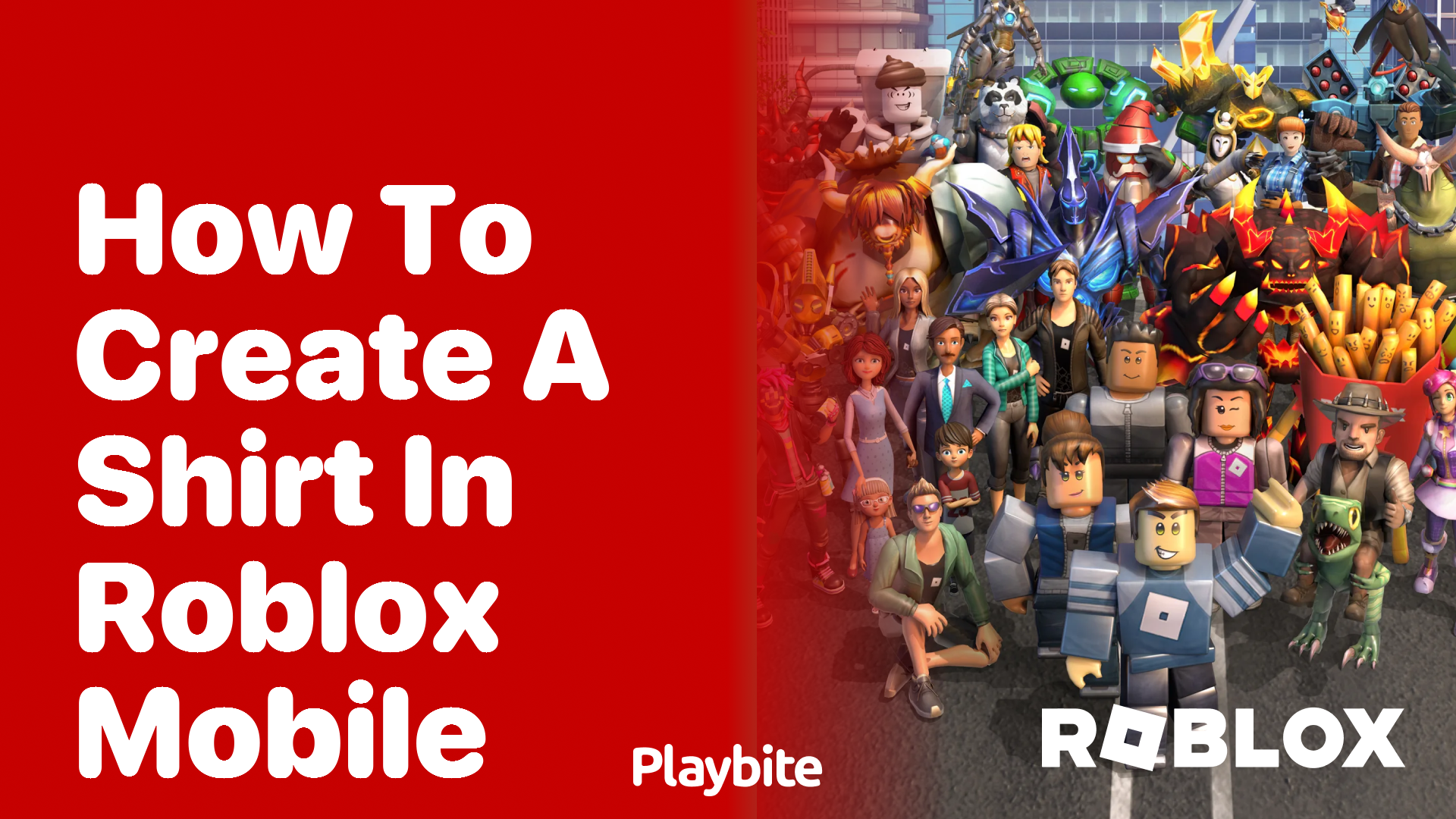 How to Create a Shirt in Roblox Mobile