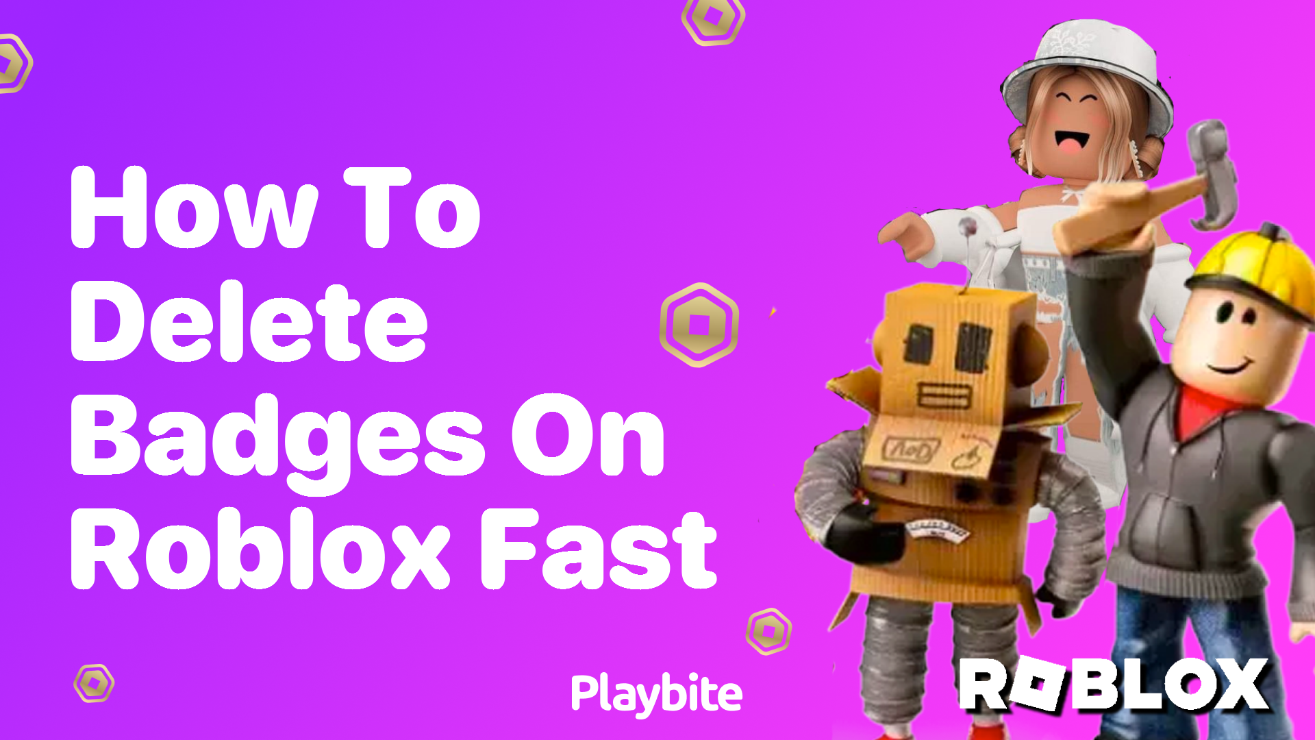 How to Delete Badges on Roblox Fast
