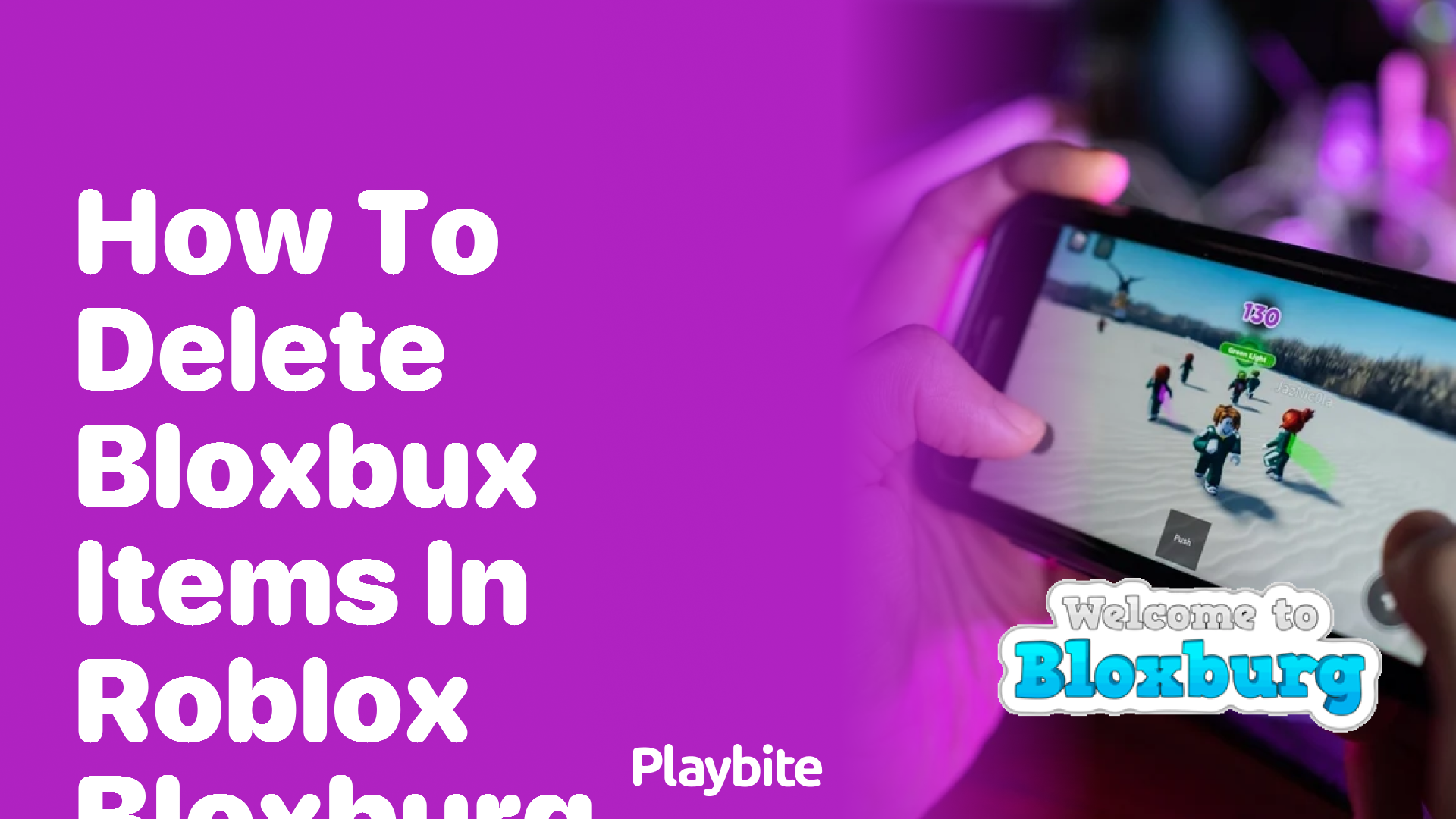 How to Delete Bloxbux Items in Roblox Bloxburg