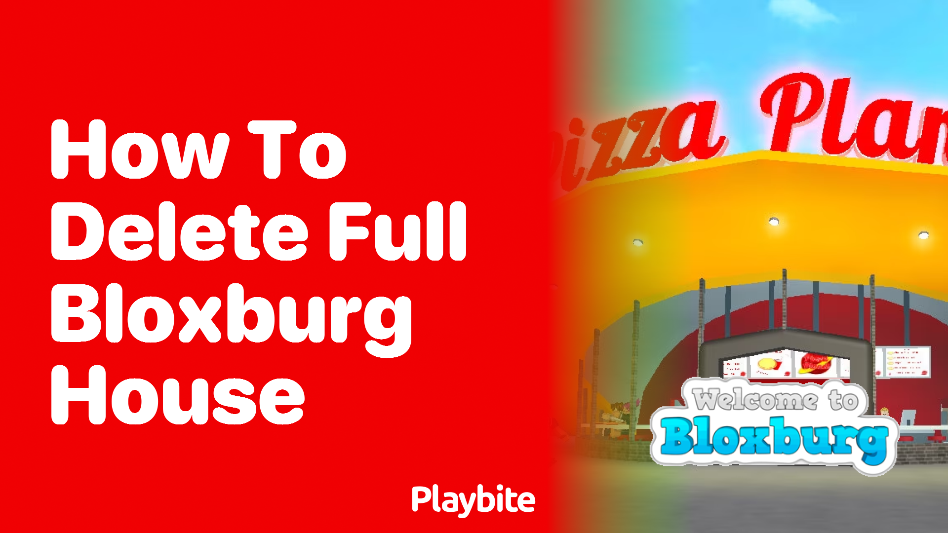 How to Delete Your Full Bloxburg House