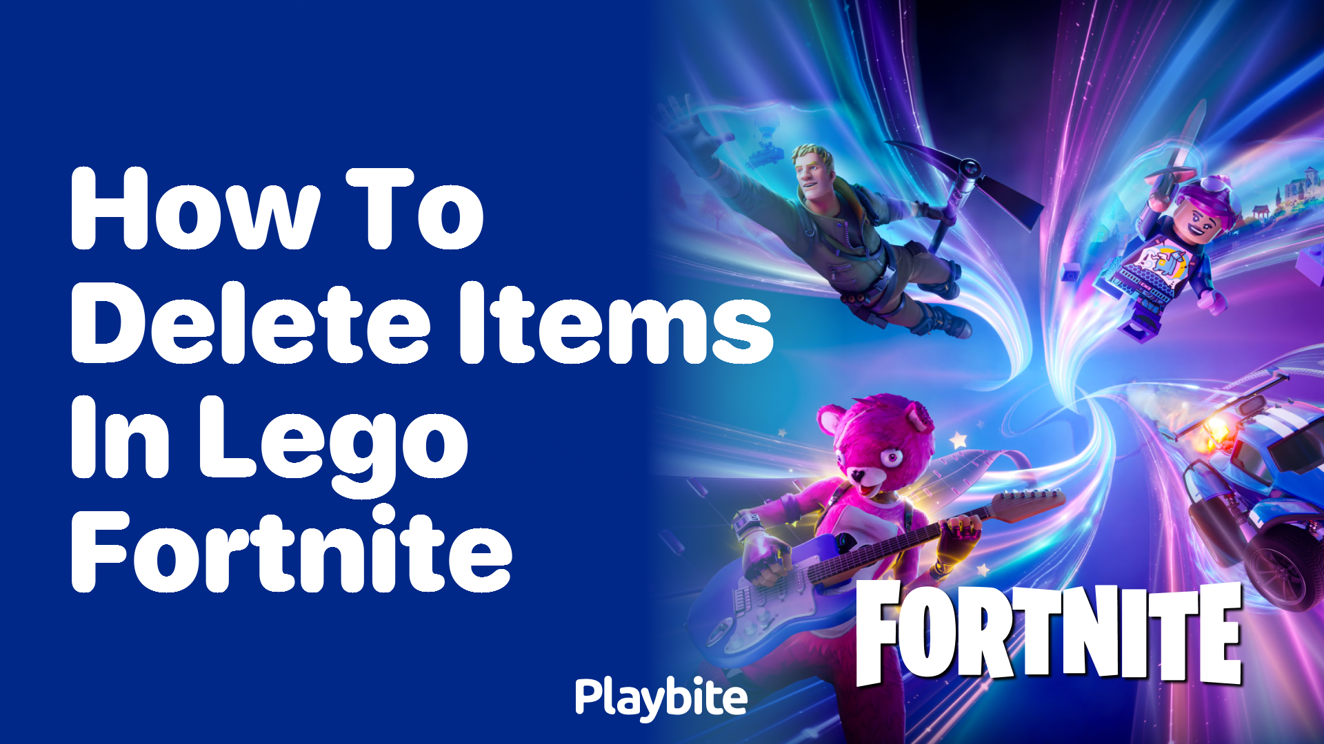 How to Delete Items in LEGO Fortnite