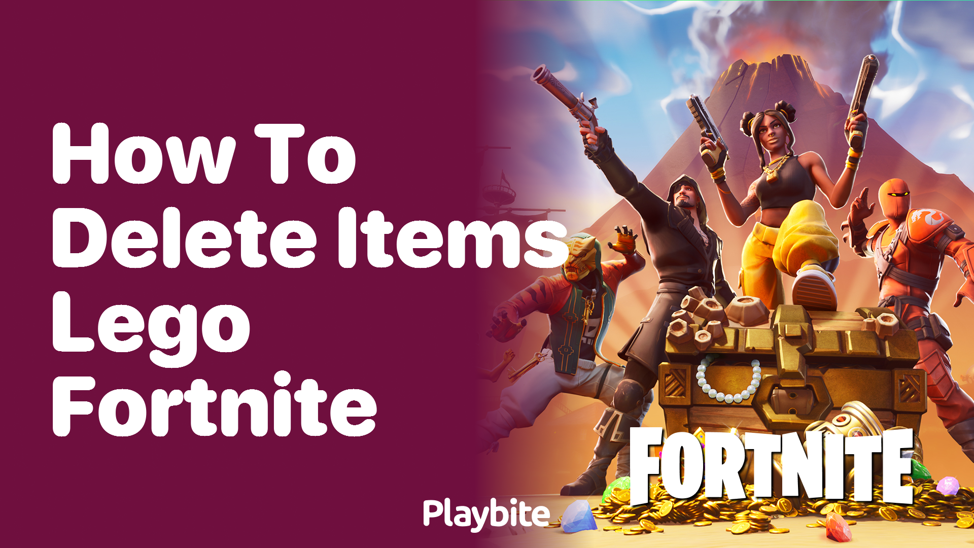 How to Delete Items in LEGO Fortnite?