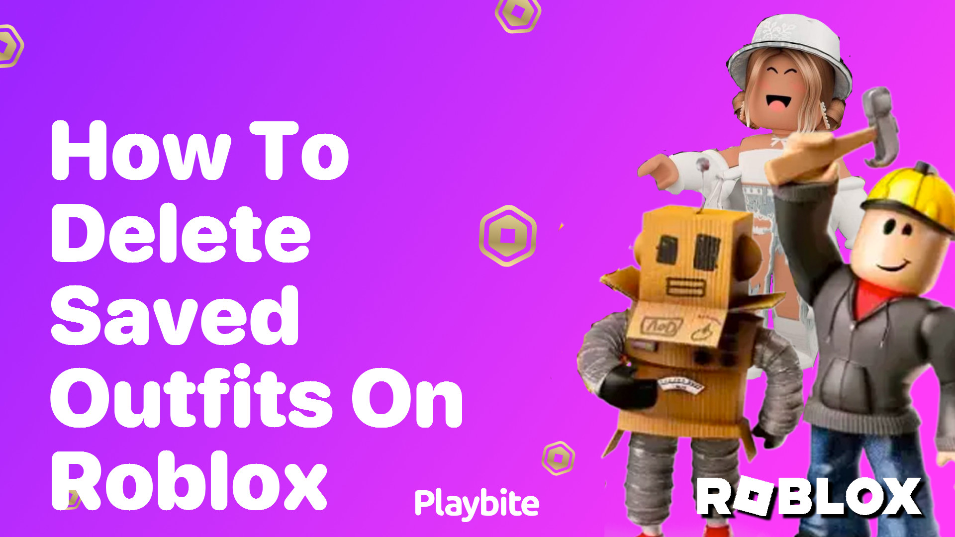 How to Delete Saved Outfits on Roblox