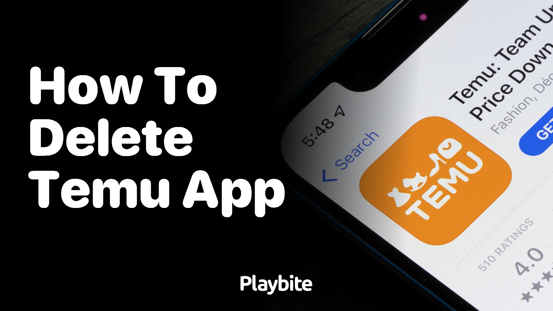 How to Delete the Temu App: A Simple Guide