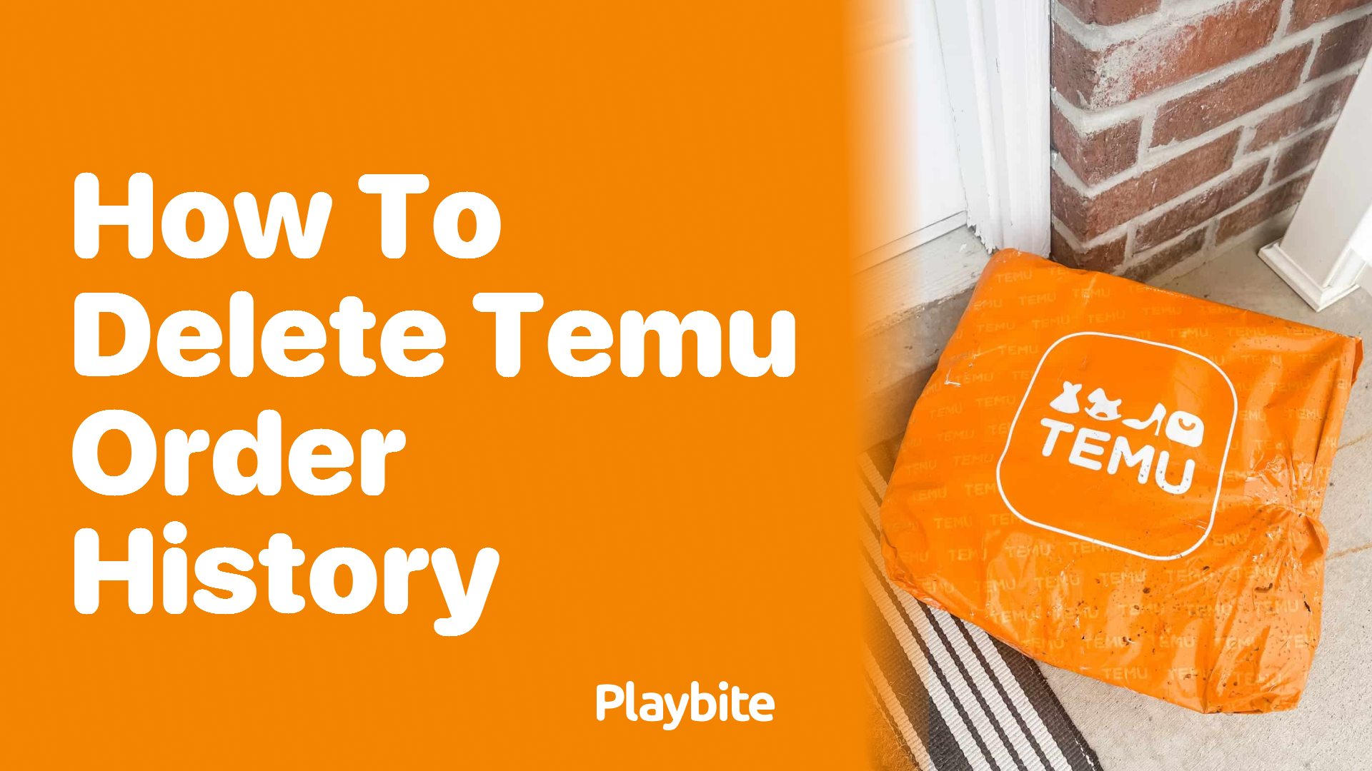 How to Delete Your Temu Order History