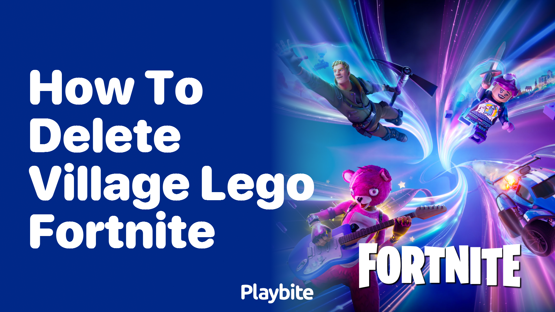 How to Delete Your Village in LEGO Fortnite?