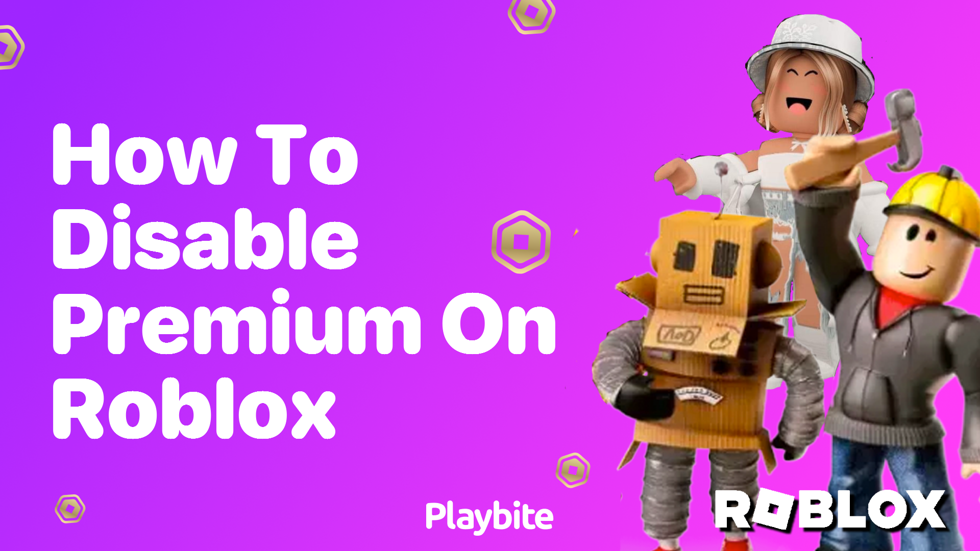 How to Disable Premium on Roblox