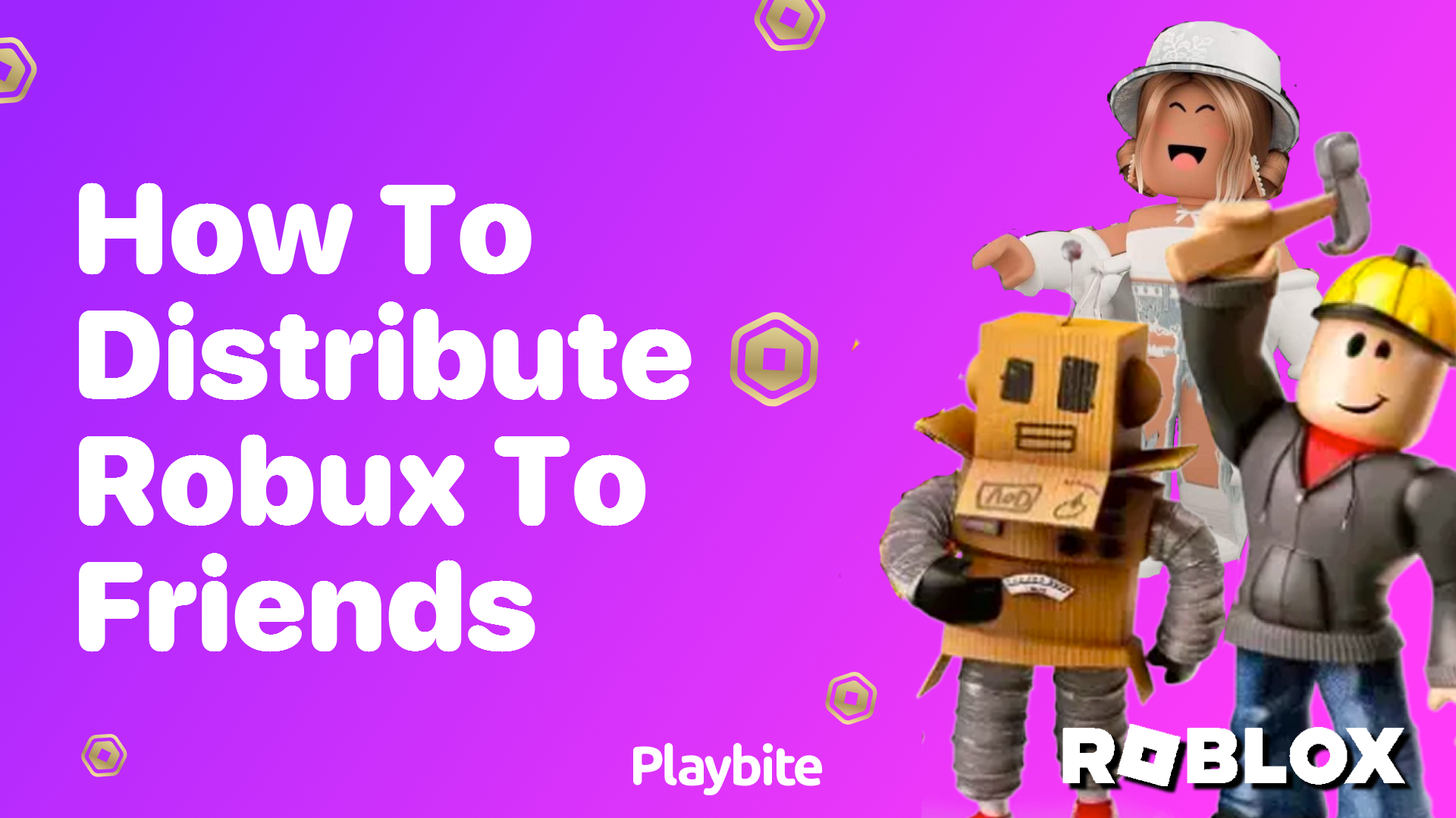 How to Distribute Robux to Friends on Roblox