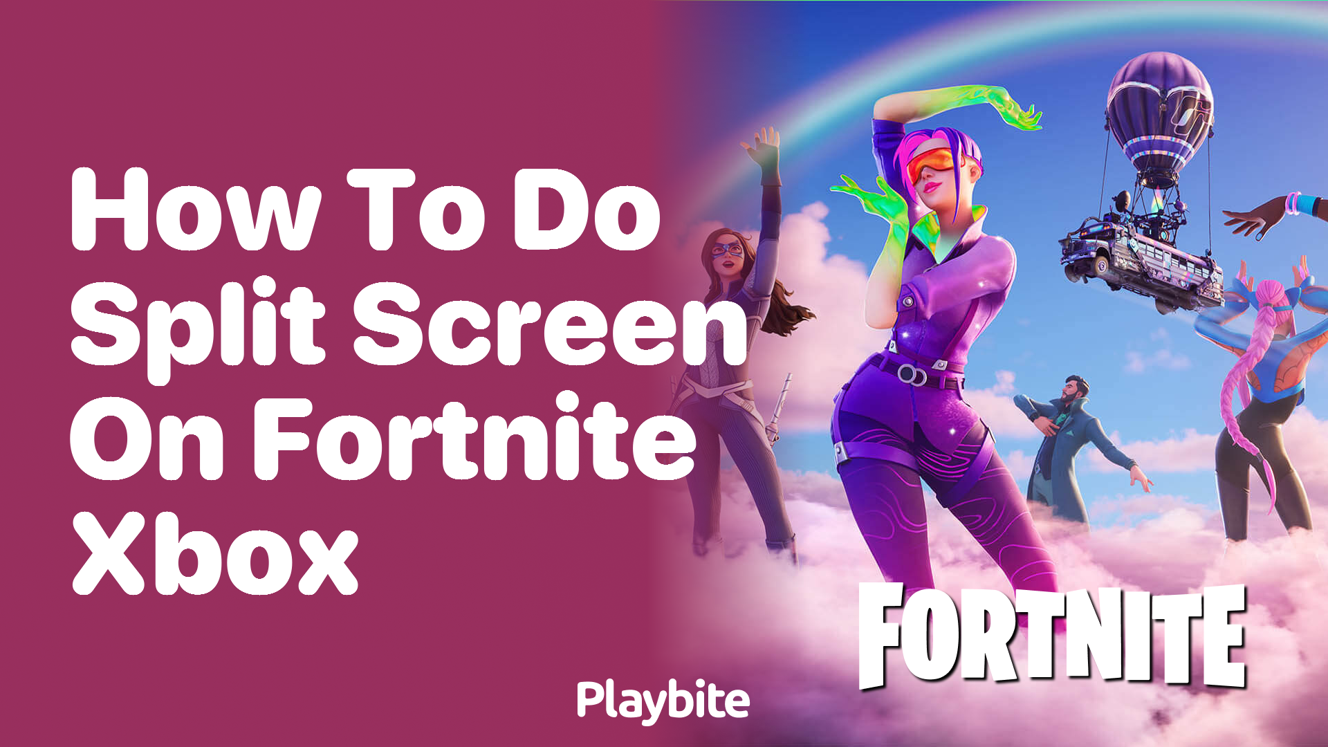 How to Do Split Screen on Fortnite Xbox
