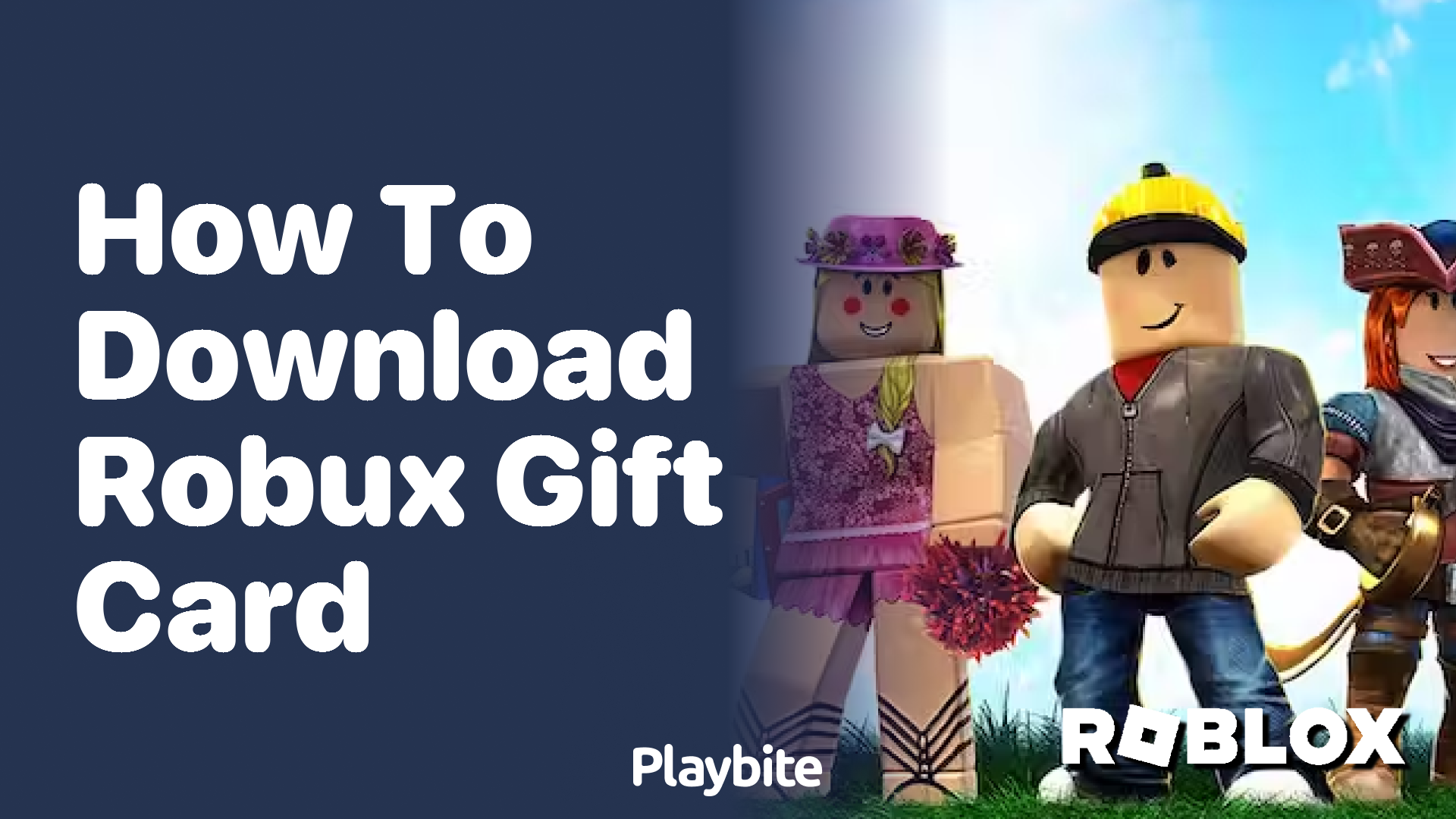 How to Download a Robux Gift Card