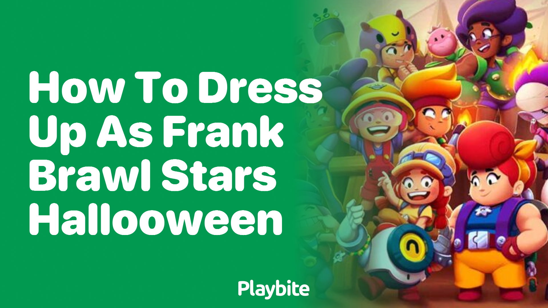How to Dress Up as Frank from Brawl Stars for Halloween