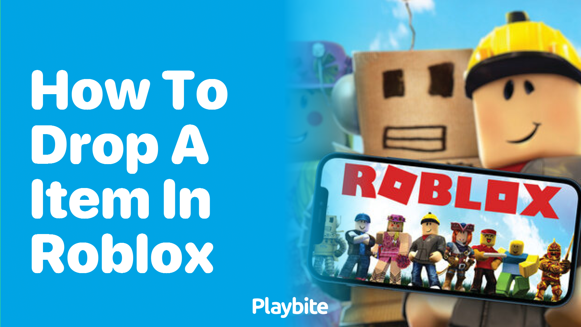 How to Drop an Item in Roblox