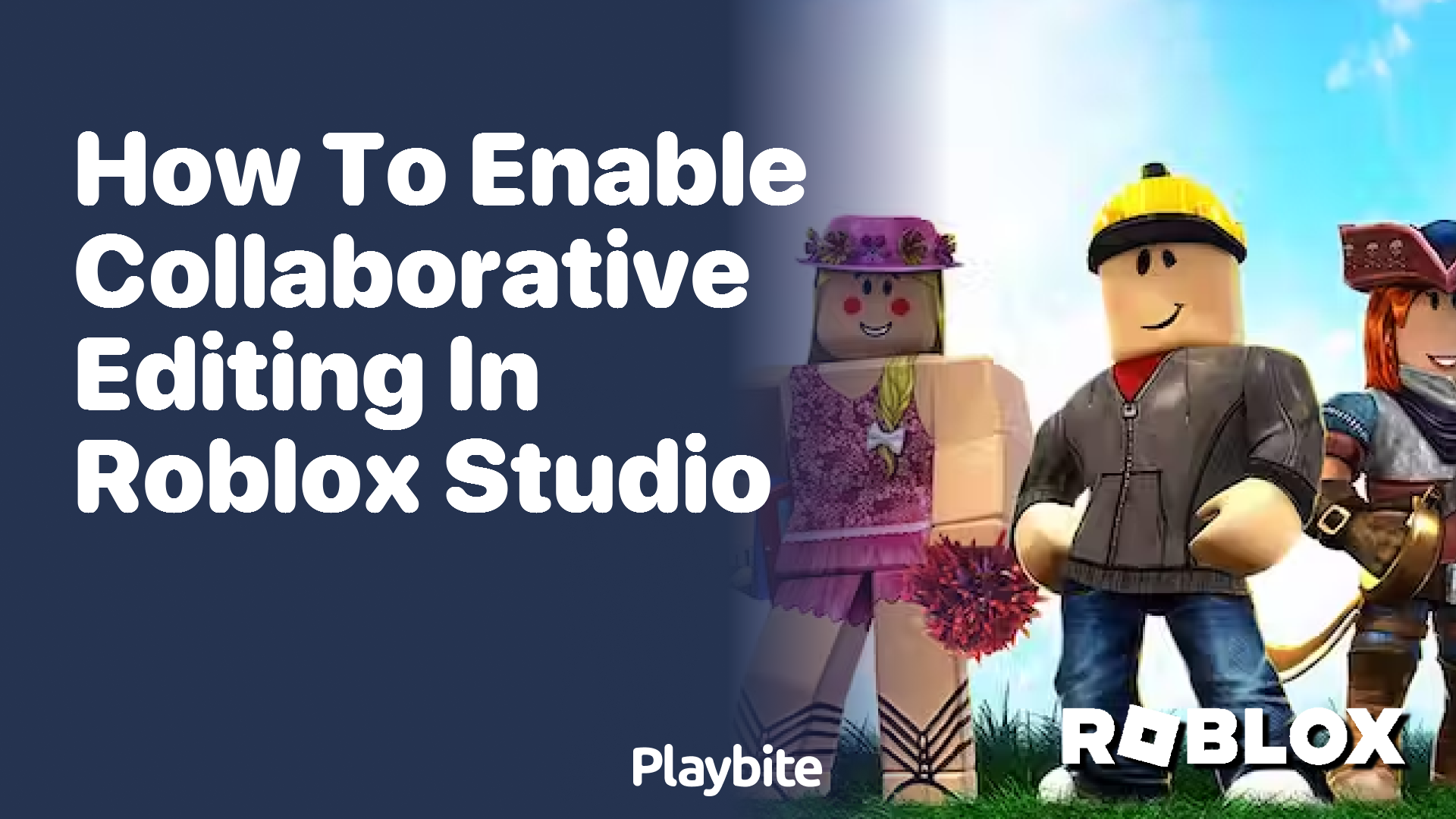How to Enable Collaborative Editing in Roblox Studio