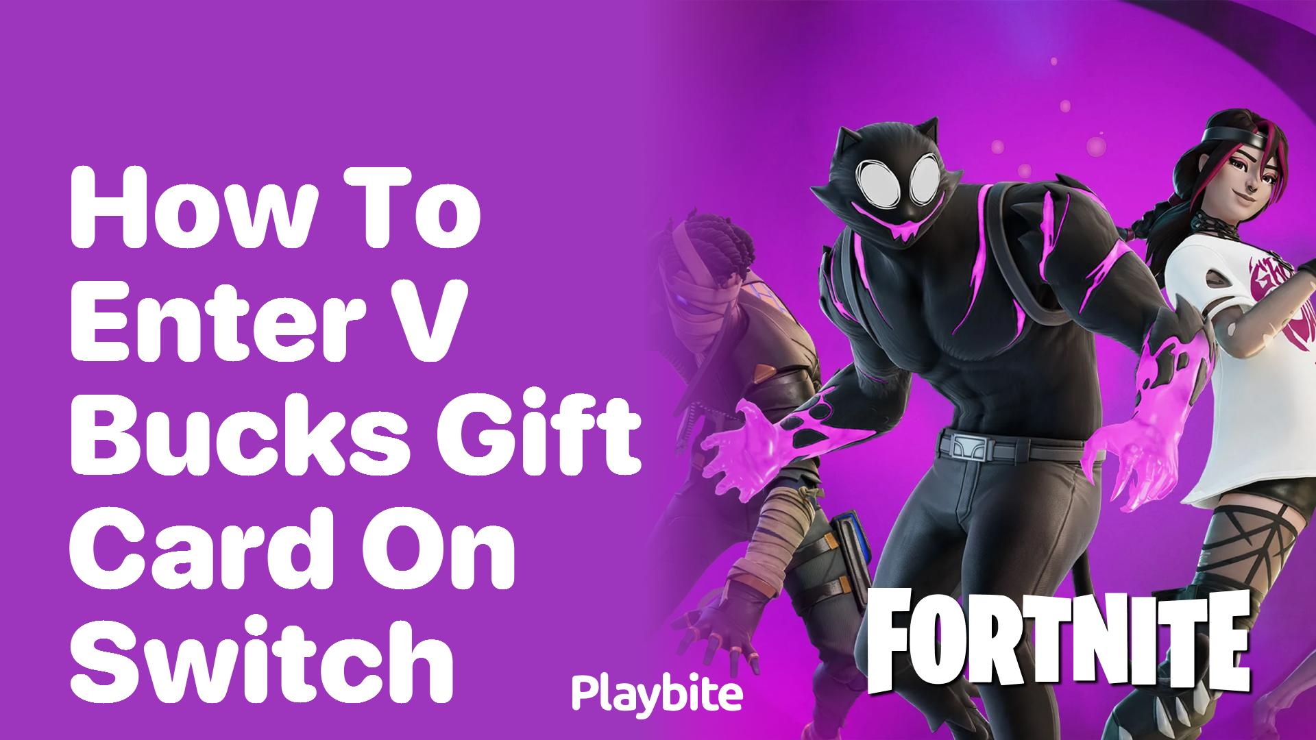 How to Enter a V-Bucks Gift Card on Switch