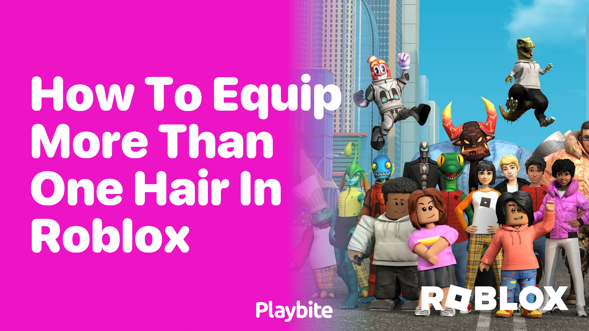 How to Equip More Than One Hair in Roblox