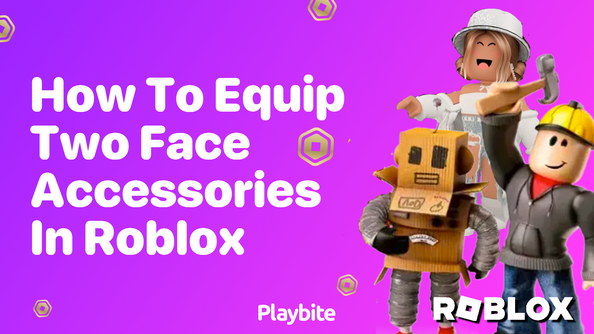 How to Equip Two Face Accessories in Roblox