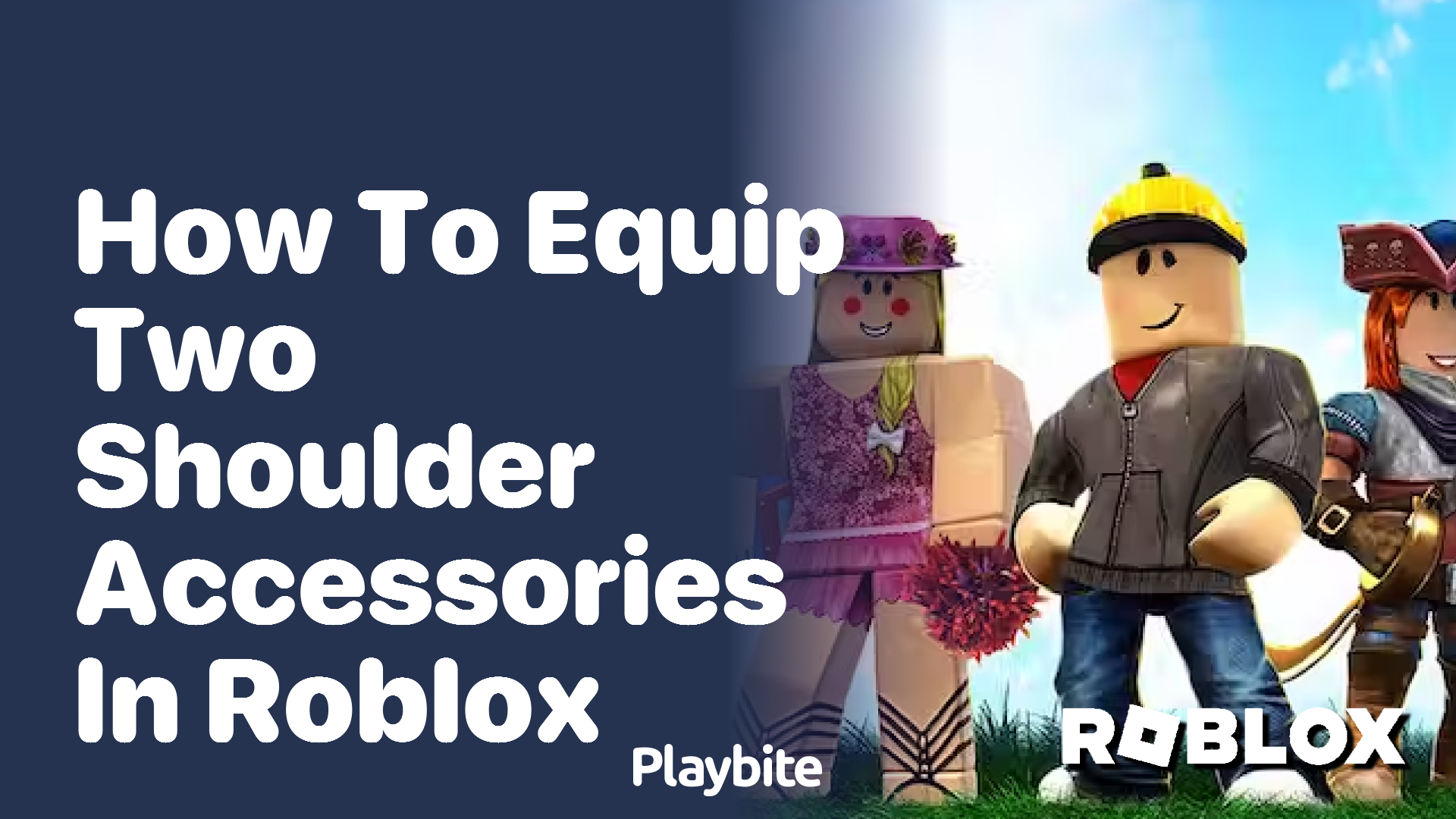 How to Equip Two Shoulder Accessories in Roblox