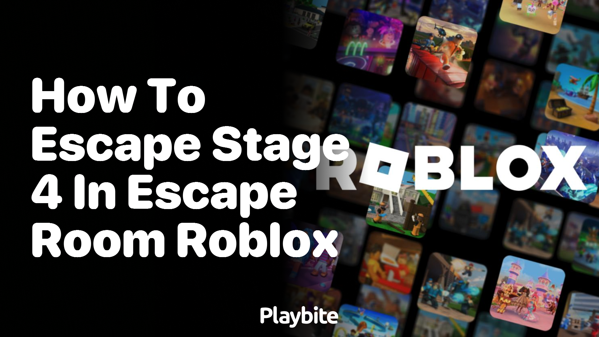 How to Escape Stage 4 in Escape Room Roblox