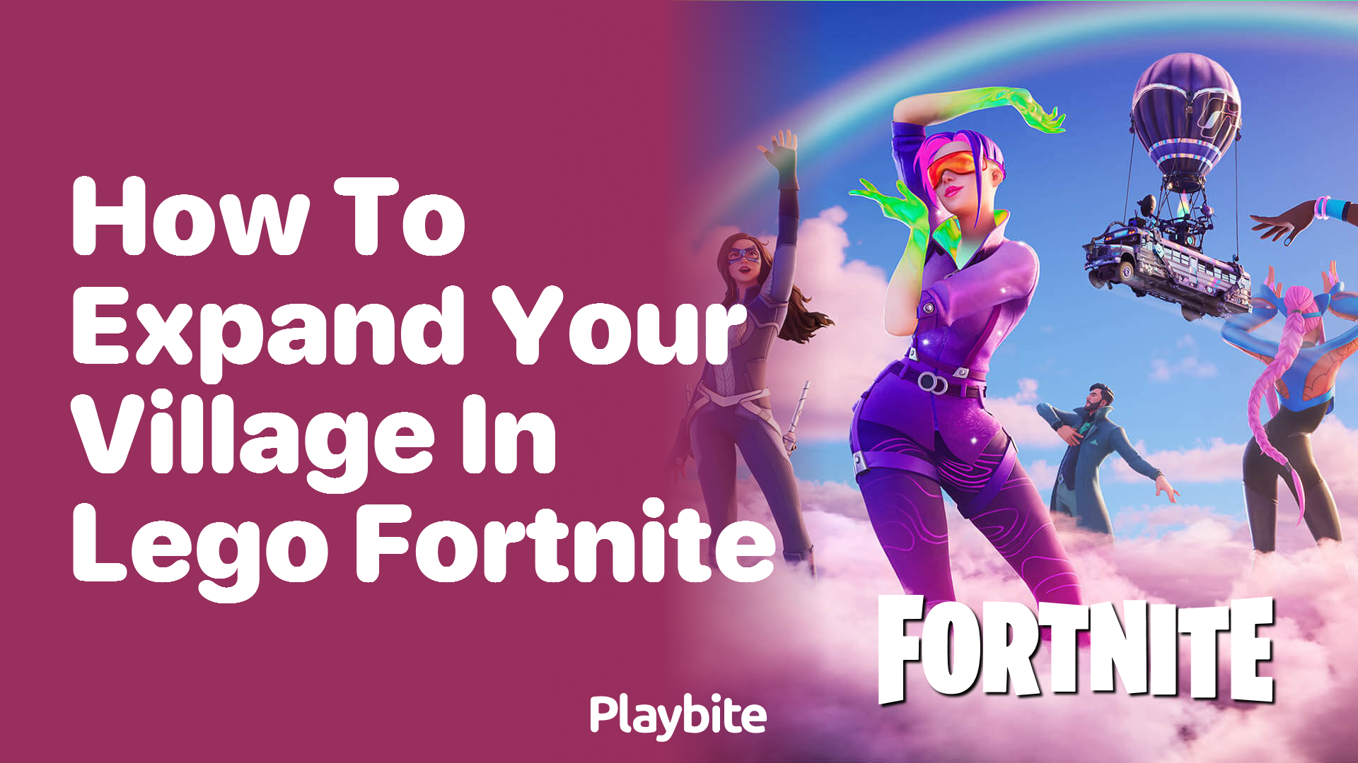 How to Expand Your Village in LEGO Fortnite