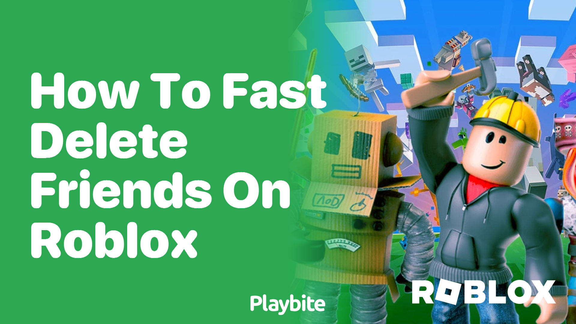 How to Quickly Delete Friends on Roblox