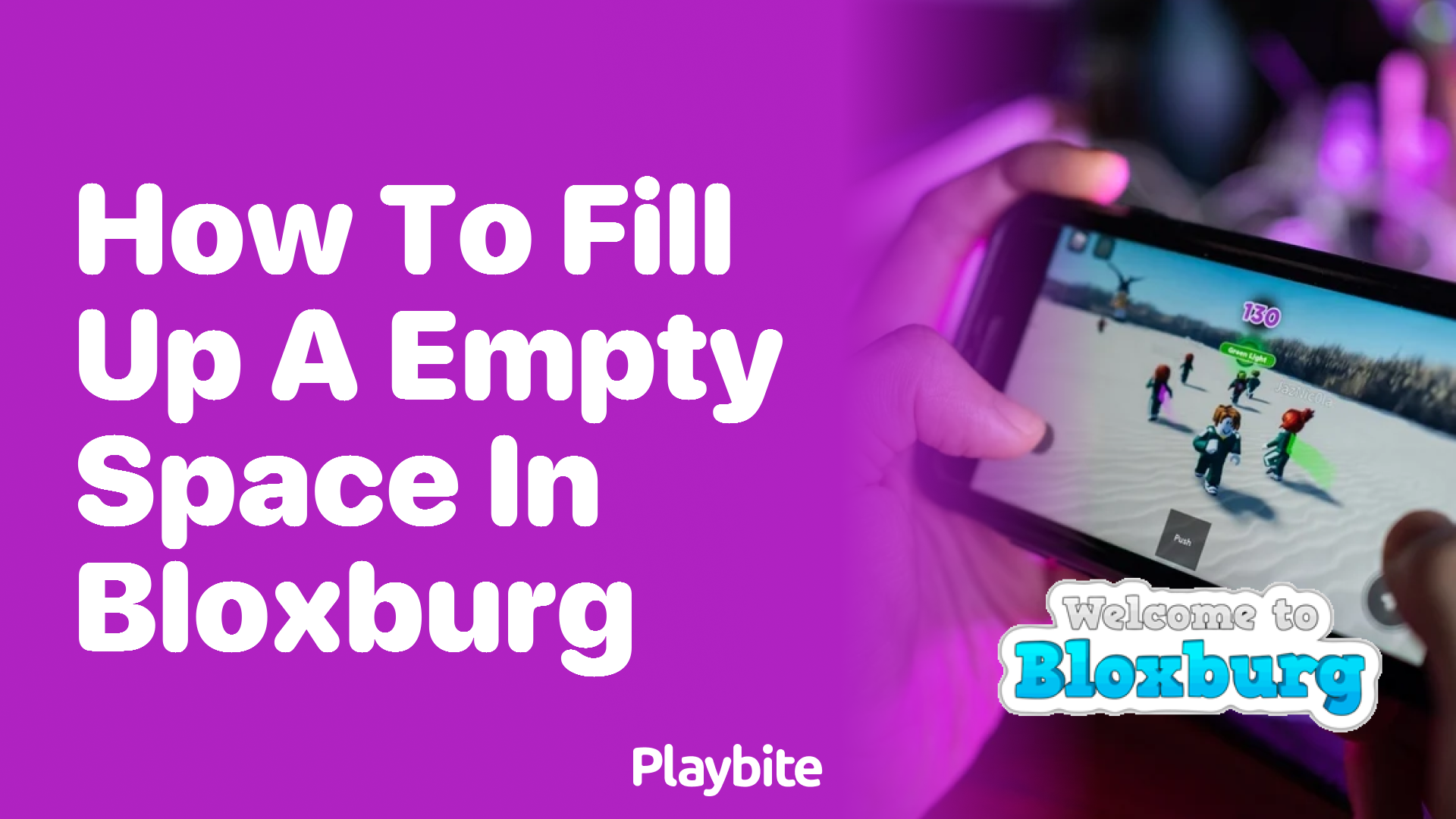 How to Fill Up an Empty Space in Bloxburg