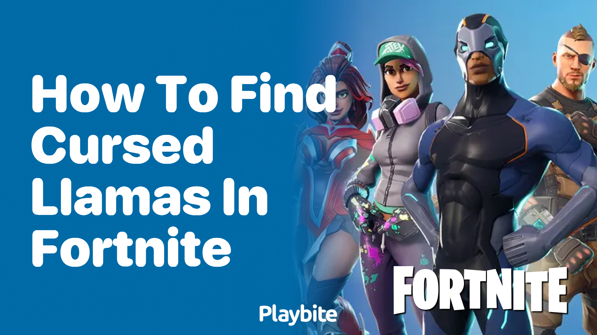 How to Find Cursed Llamas in Fortnite
