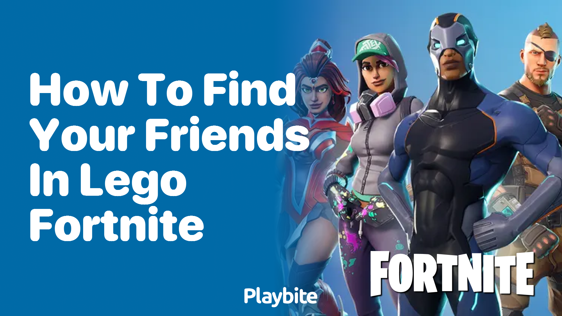 How to Find Your Friends in LEGO Fortnite