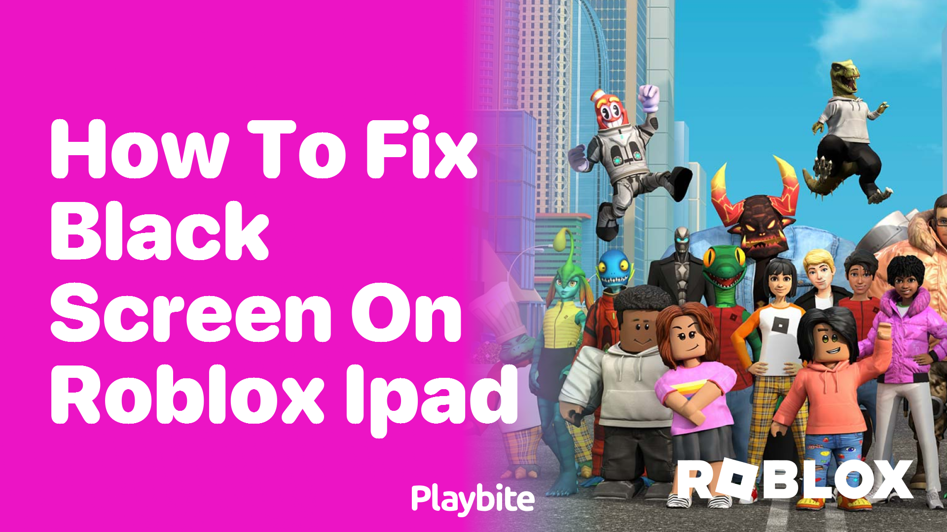 How to Fix a Black Screen on Roblox iPad