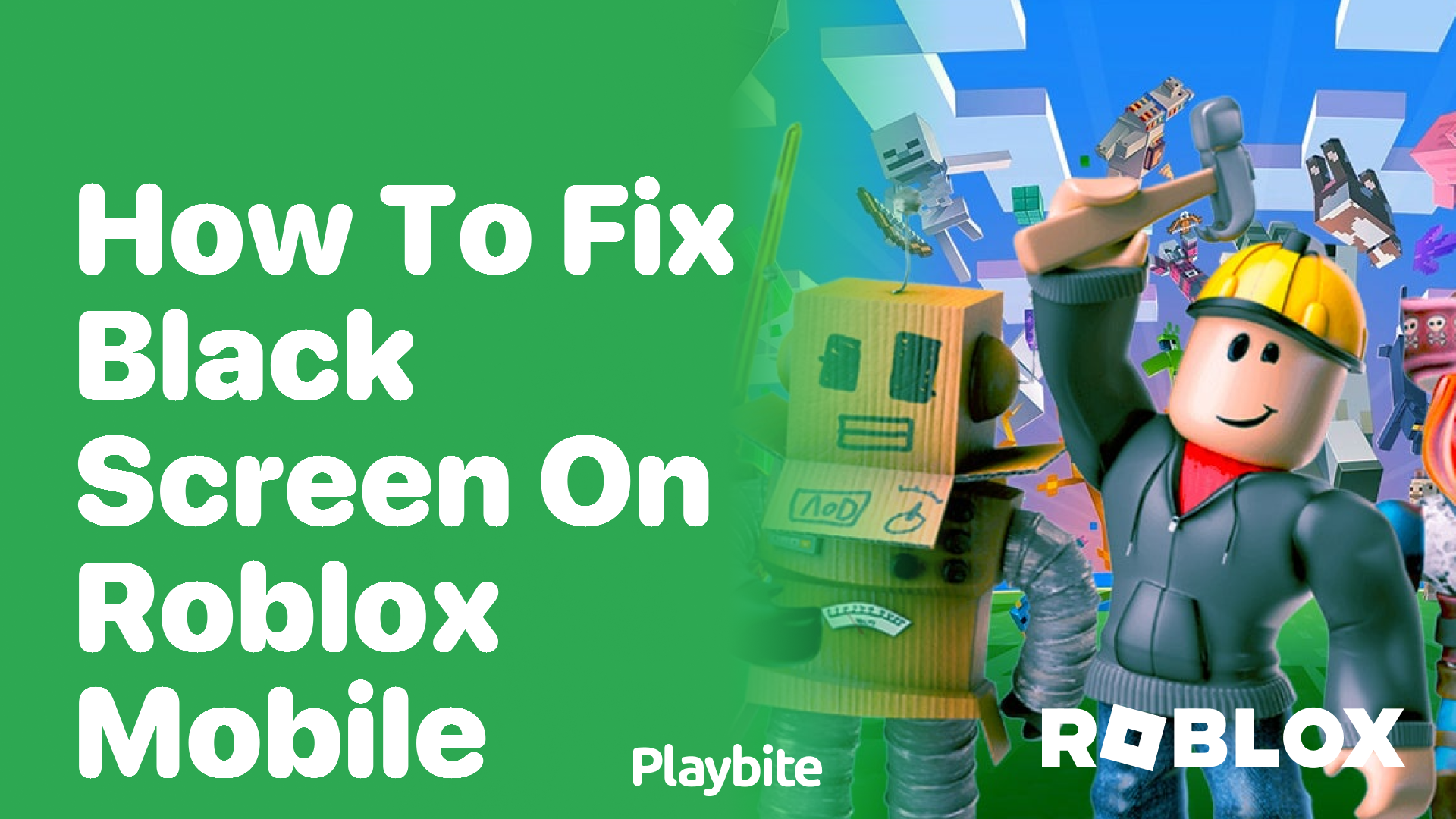 How to Fix a Black Screen on Roblox Mobile