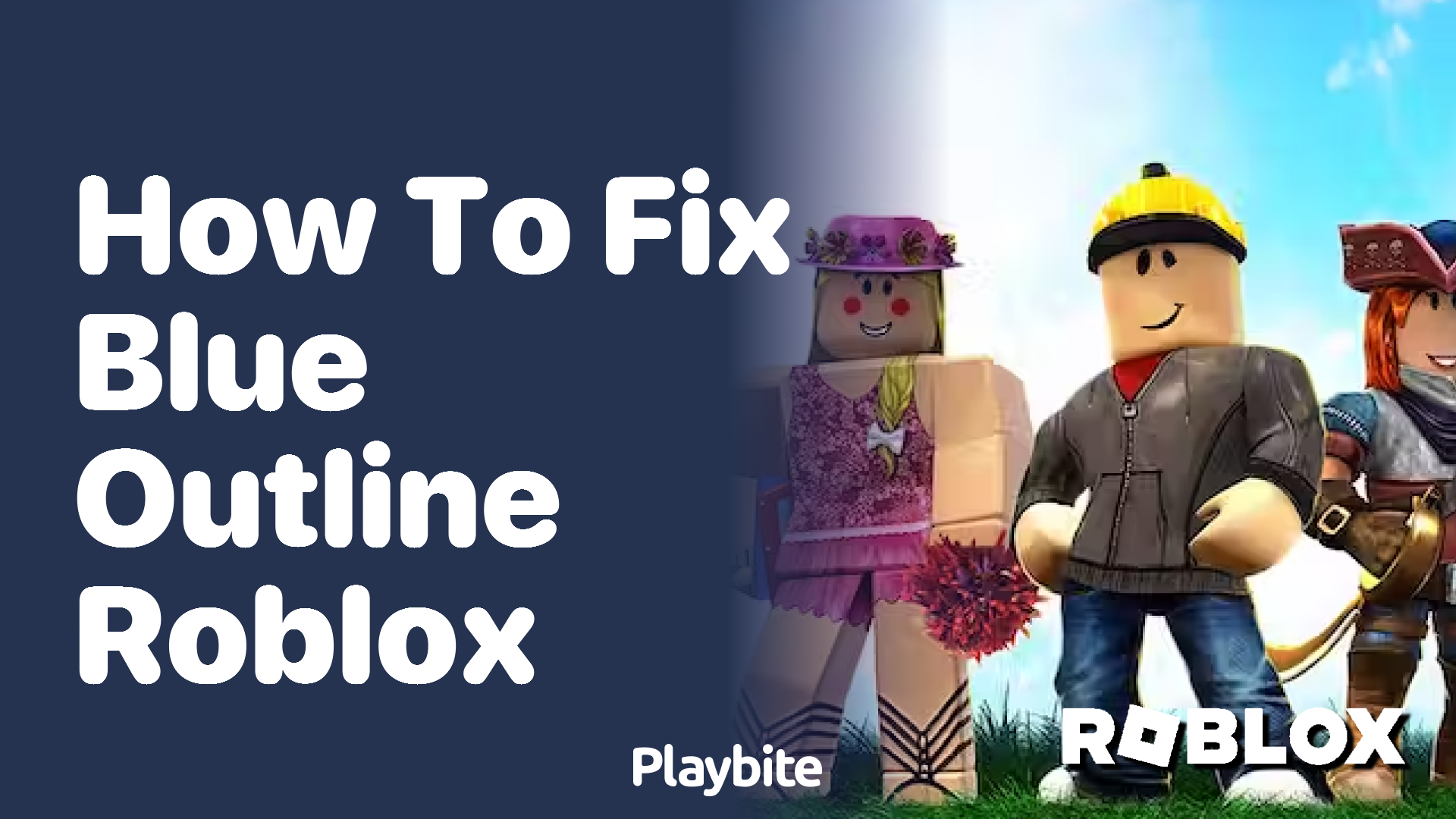 How to Fix Blue Outline in Roblox